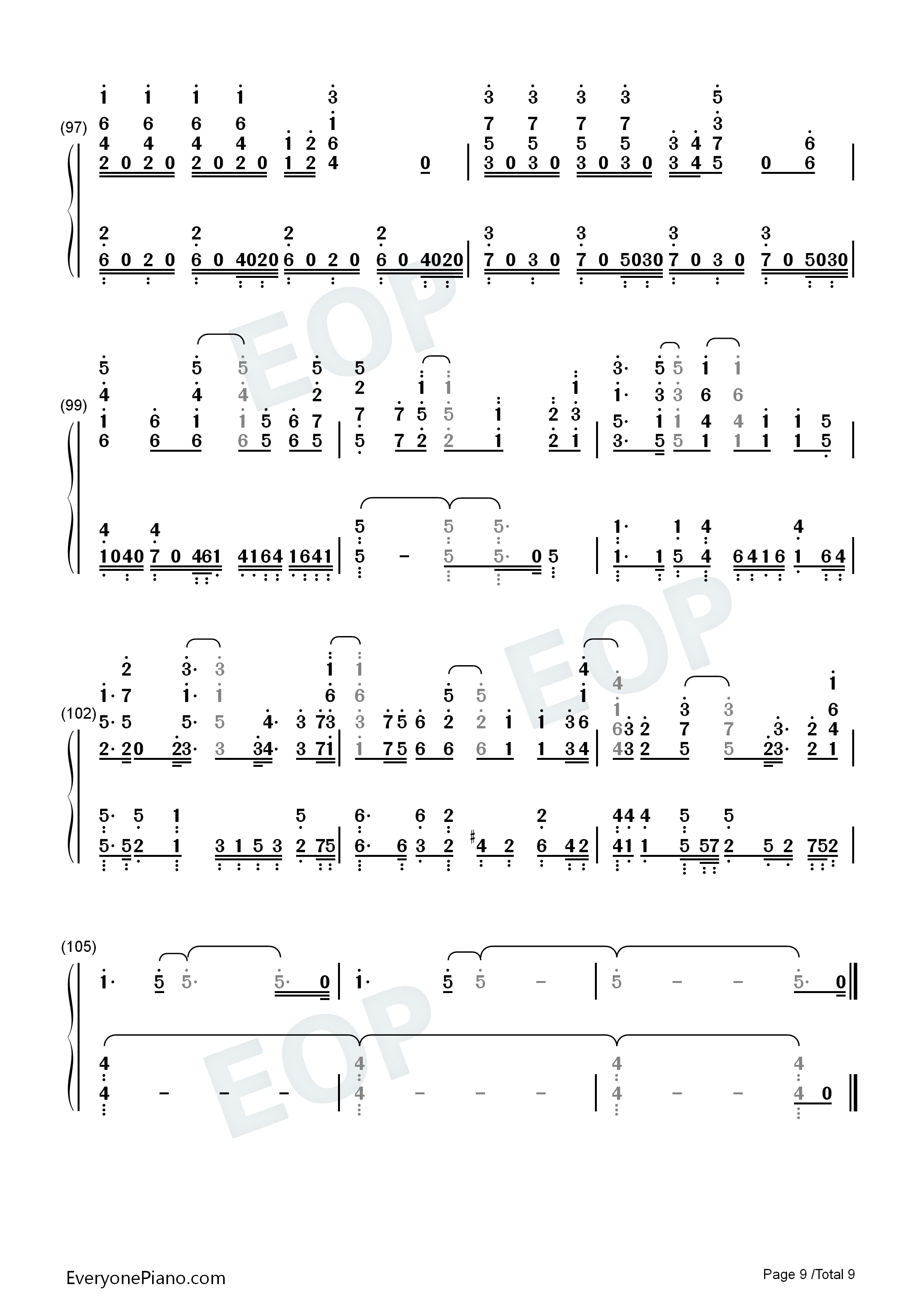 SEA HORIZON钢琴简谱-海野高中海堤社演唱9