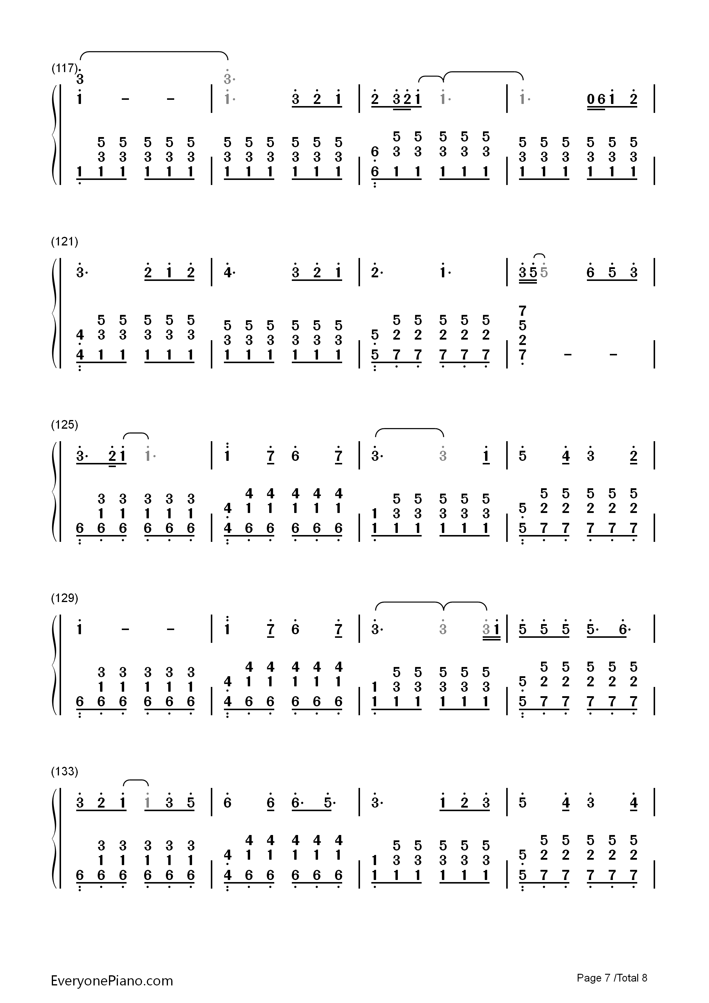 Perfect钢琴简谱-Ed Sheeran演唱7