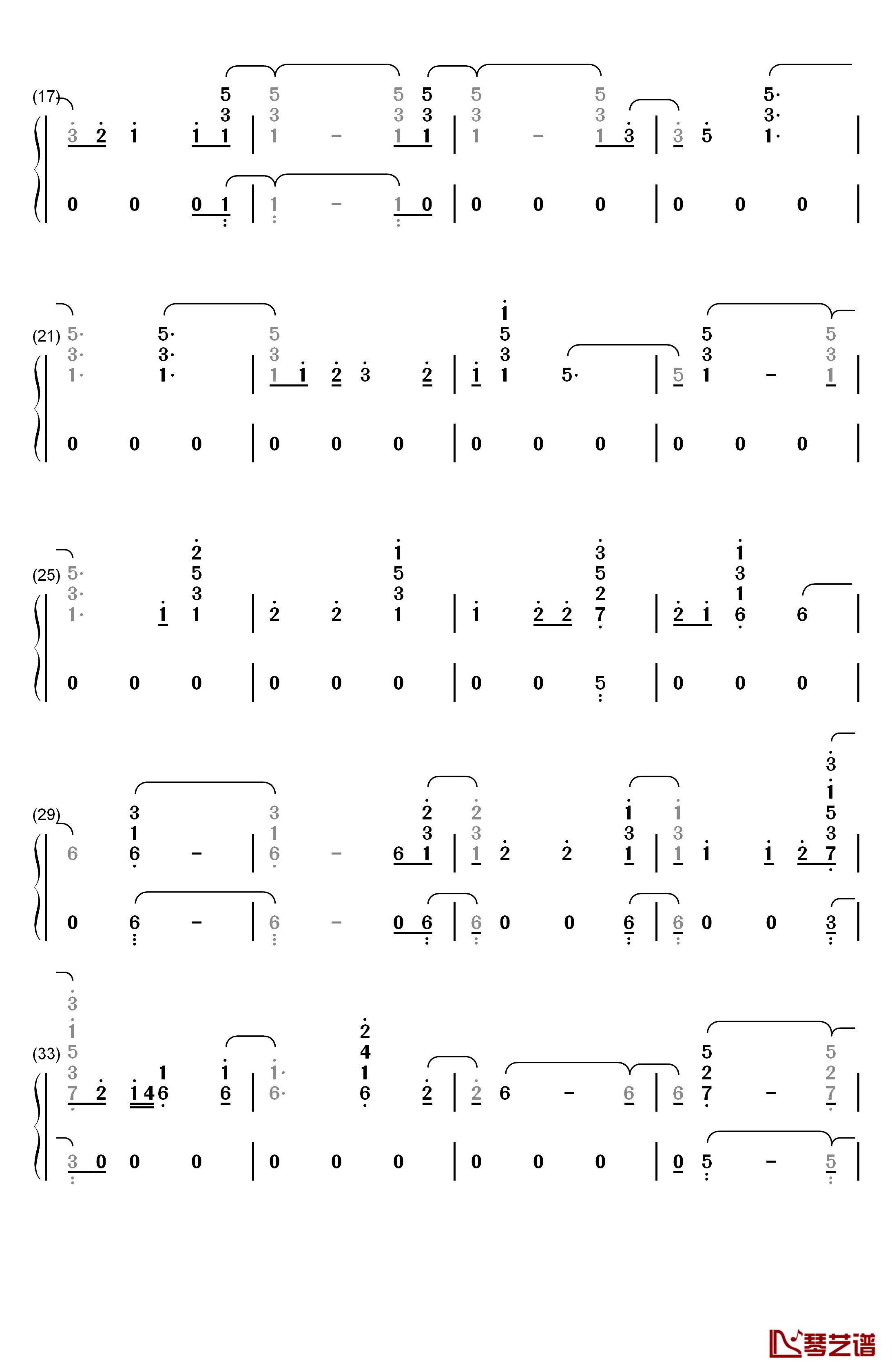 2002钢琴简谱-数字双手-Anne-Marie2