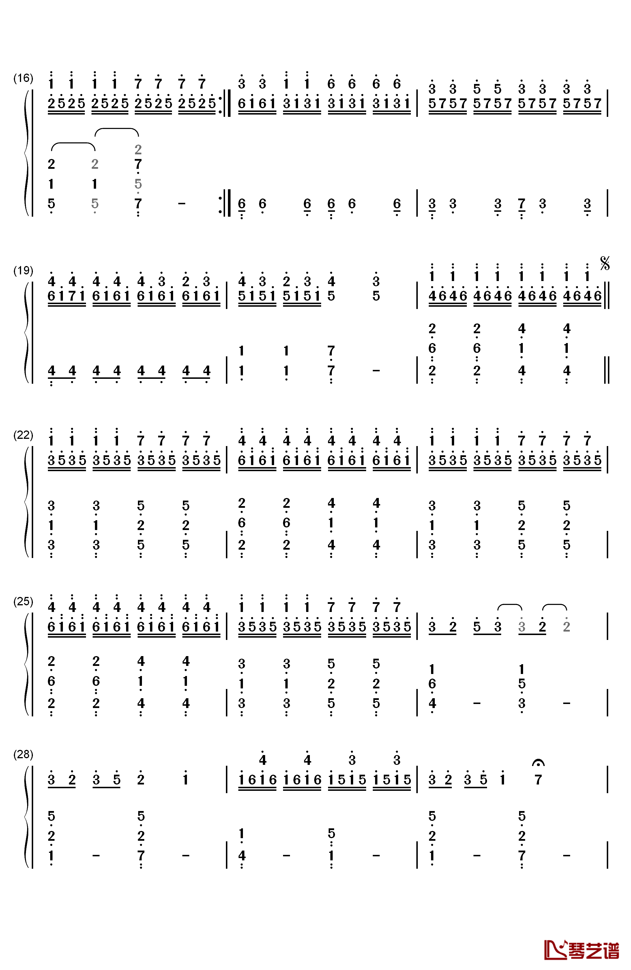 Somewhere Only We Know钢琴简谱-数字双手-Lily Allen2