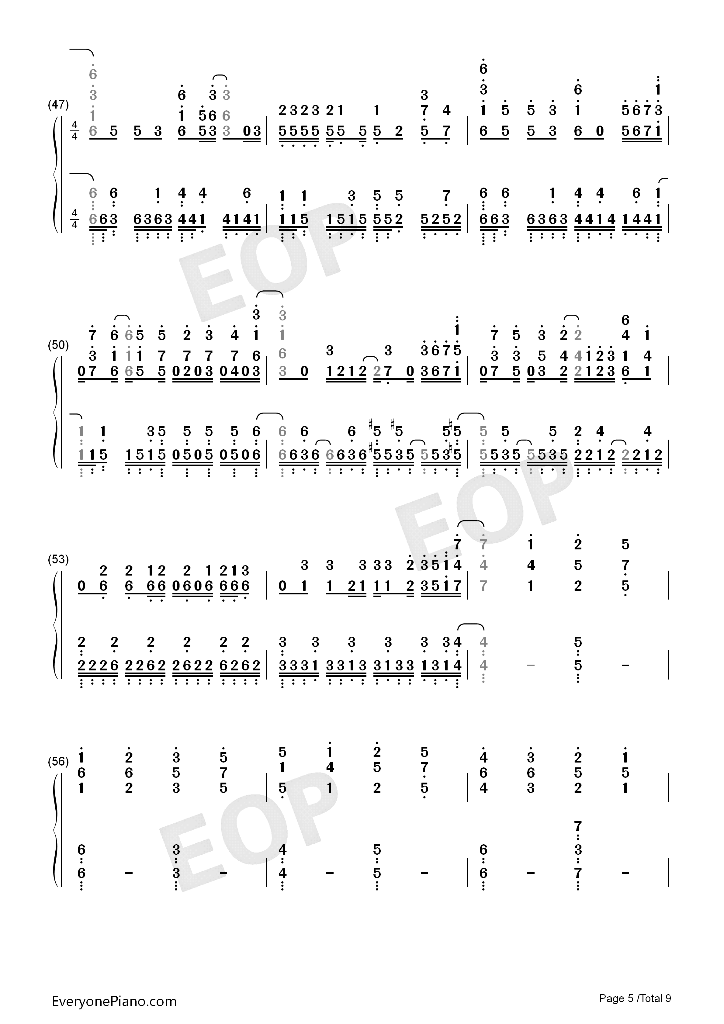 ADAMAS钢琴简谱-LiSA演唱5