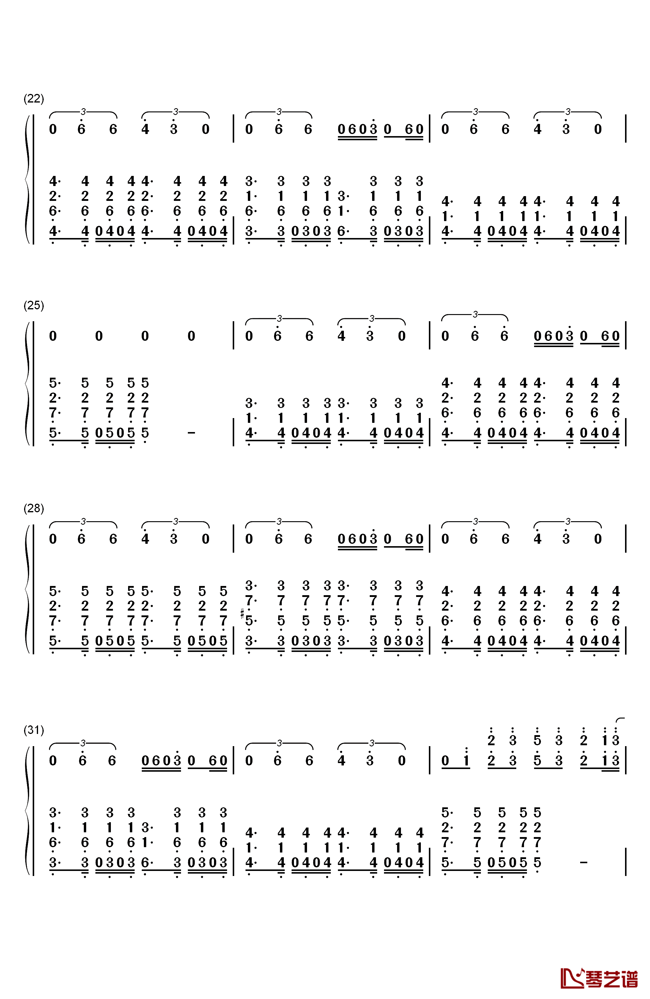 We Are One (Ole Ola)钢琴简谱-数字双手-Pitbull3