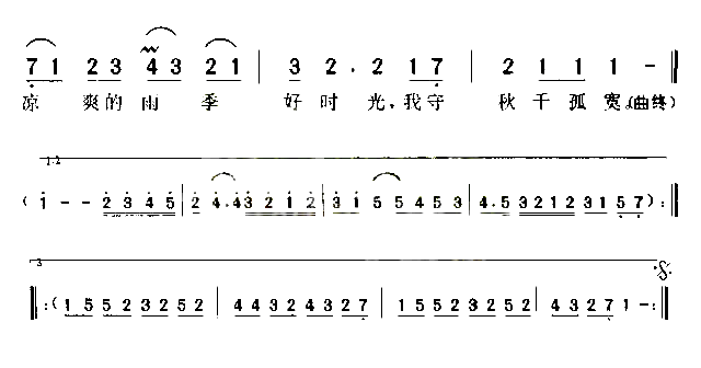 雨季秋千简谱1