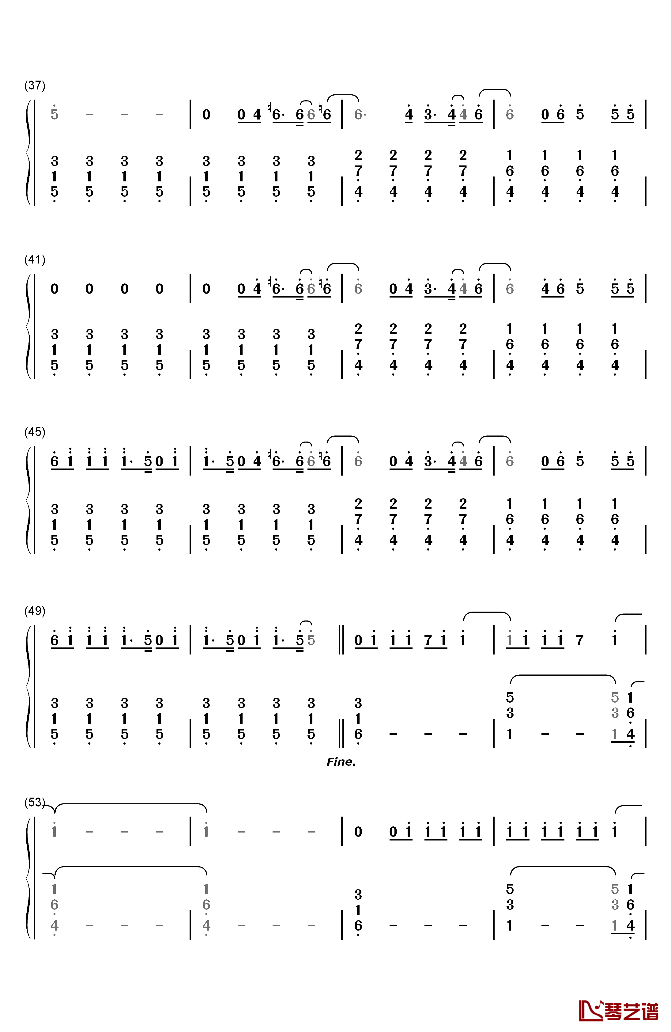 Green Light钢琴简谱-数字双手-Lorde3