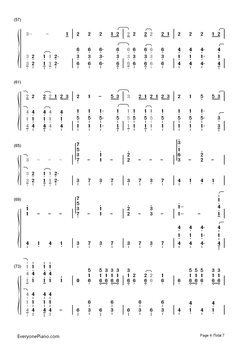 LA Devotee钢琴简谱-Panic at the Disco演唱4