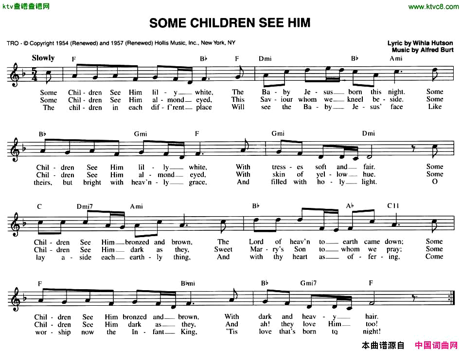 SOMECHILDRENSEEHIM简谱1