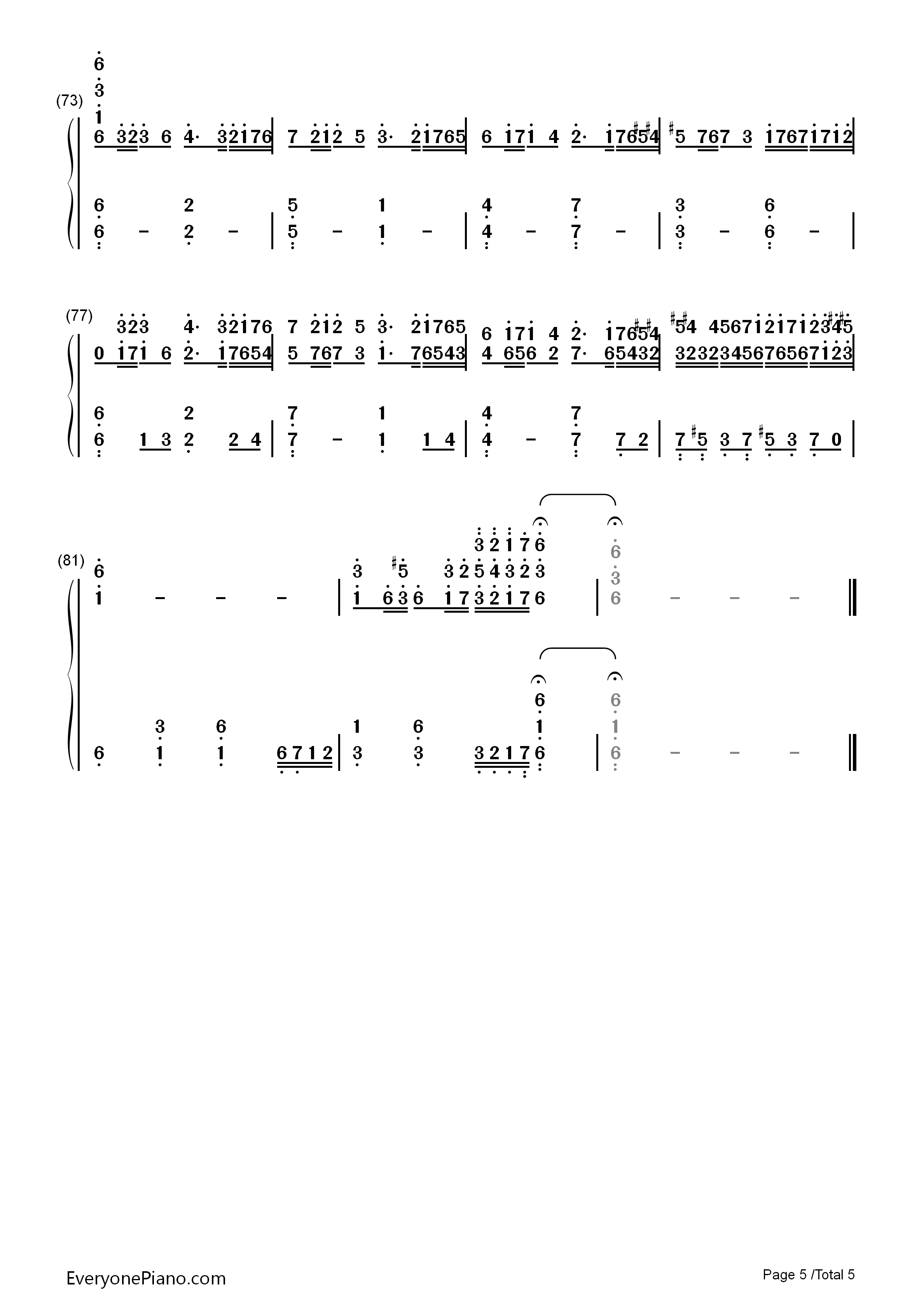 あんなに一绪だったのに钢琴简谱-See-Saw演唱5