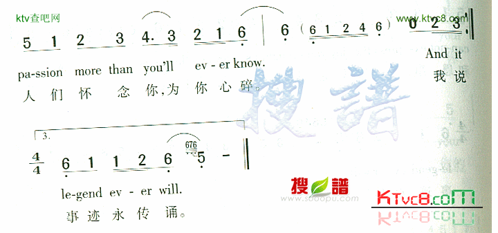 CandleInTheWind简谱1
