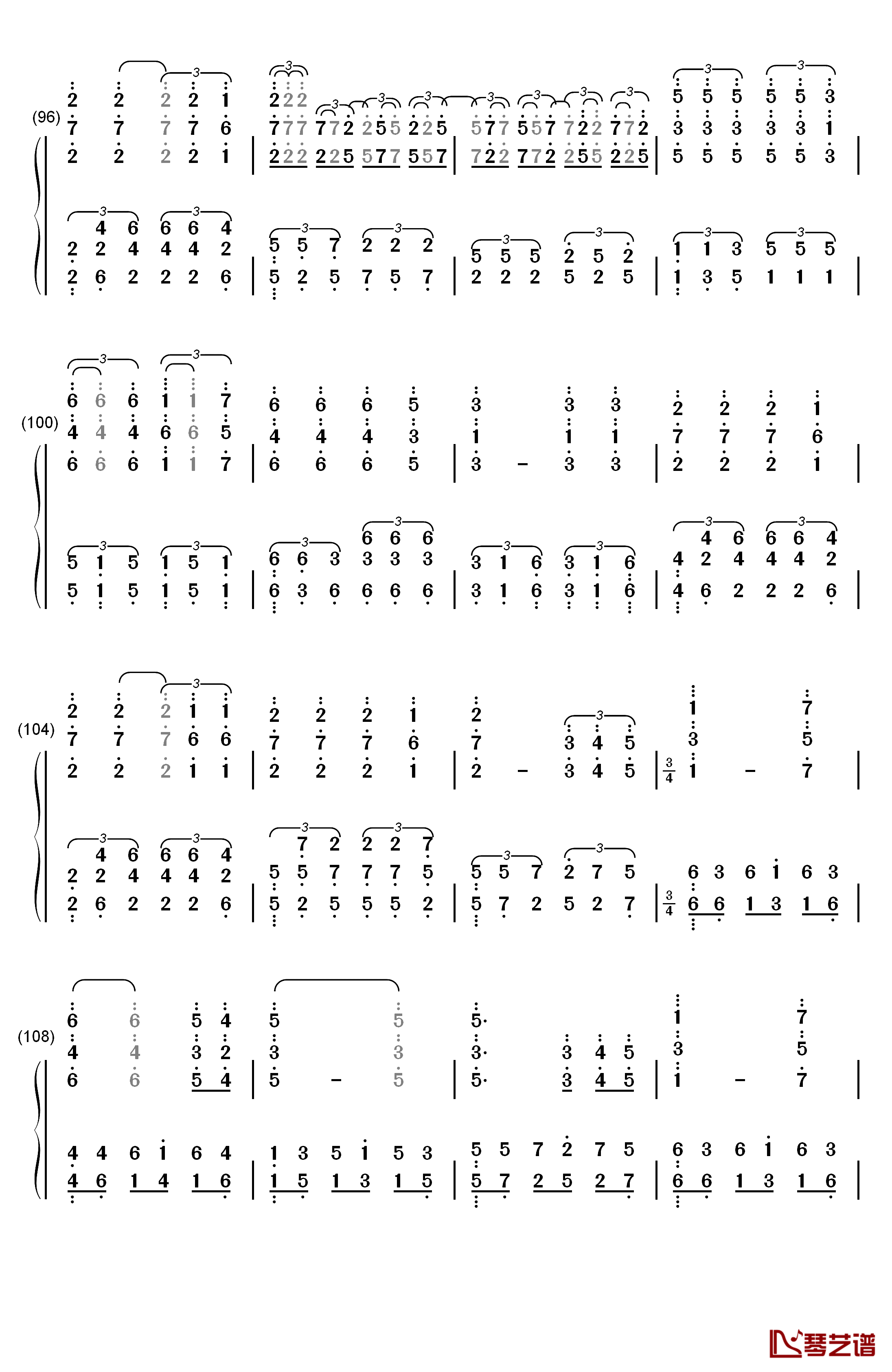 All of Me钢琴简谱-数字双手-马克西姆5