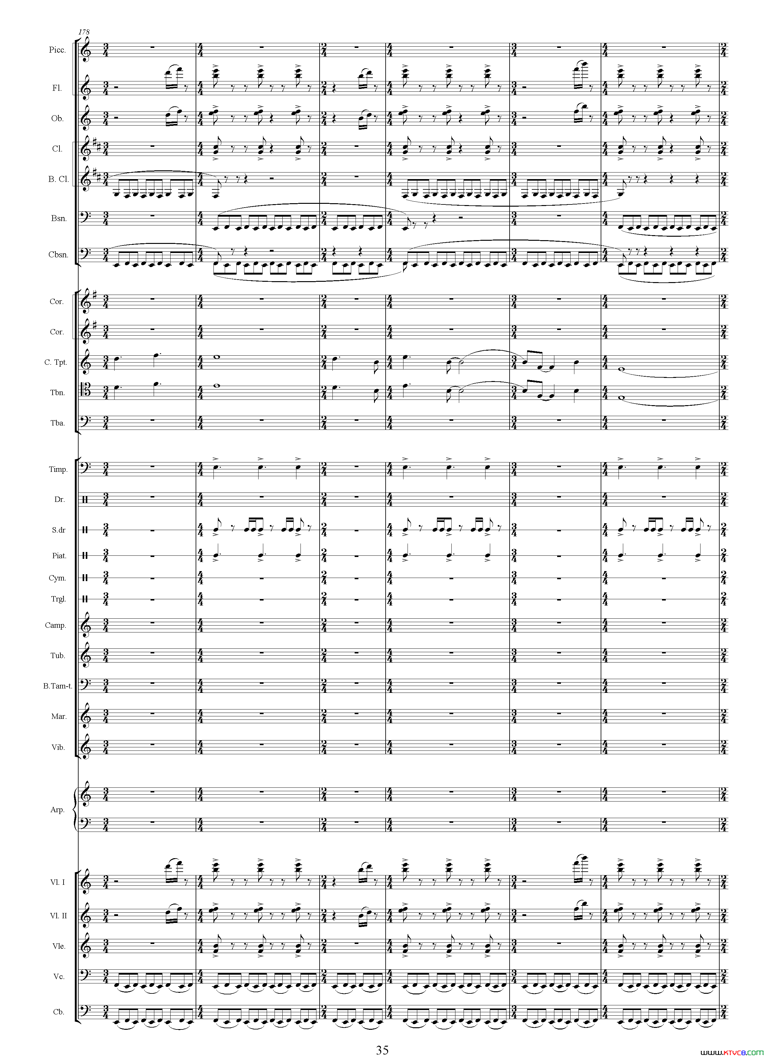 朱元璋还乡电视剧《传奇皇帝朱元璋》主题音乐总谱简谱1