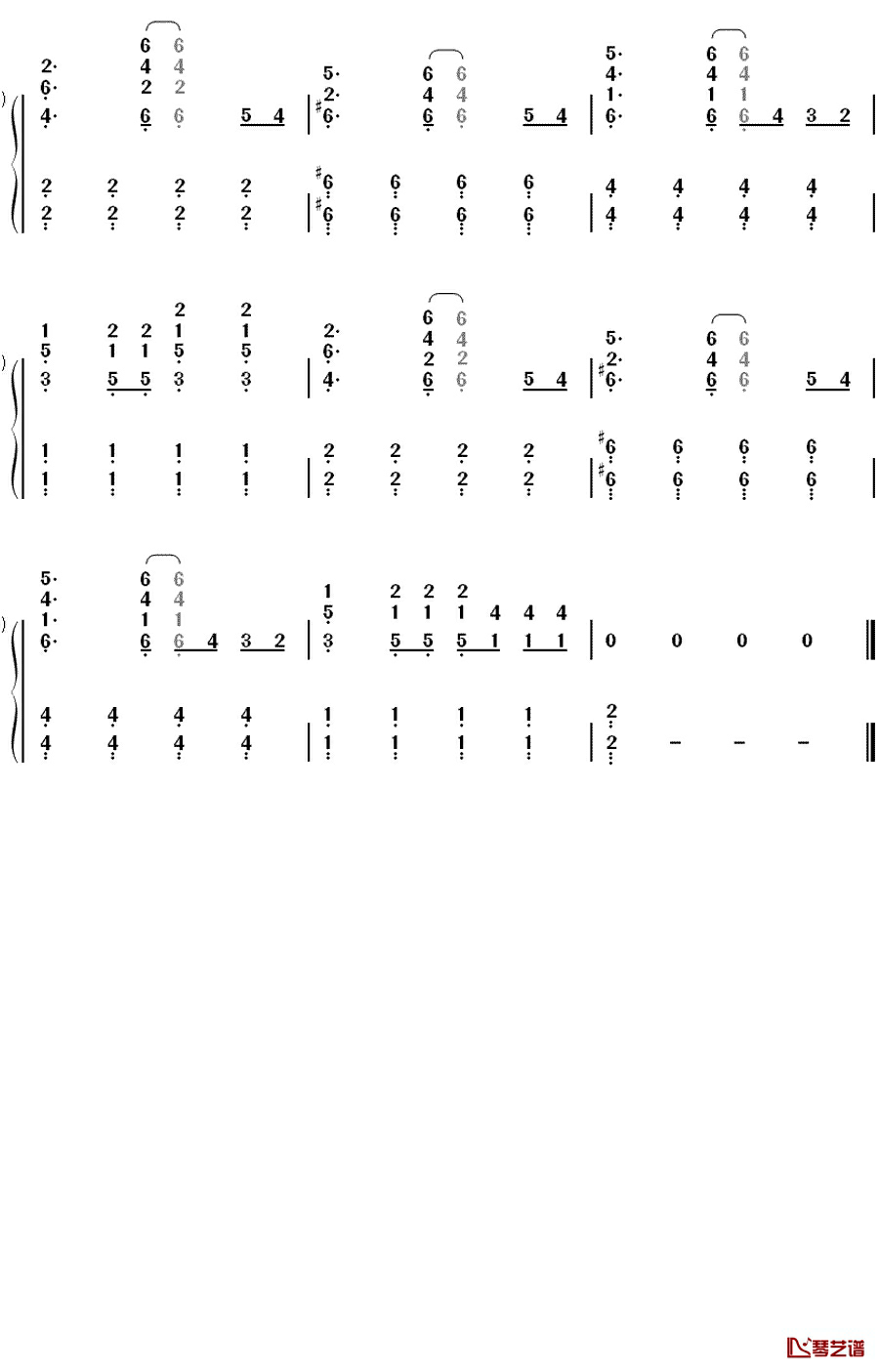 My Songs Know What You Did In The Dark钢琴简谱-数字双手-Fall Out Boy6