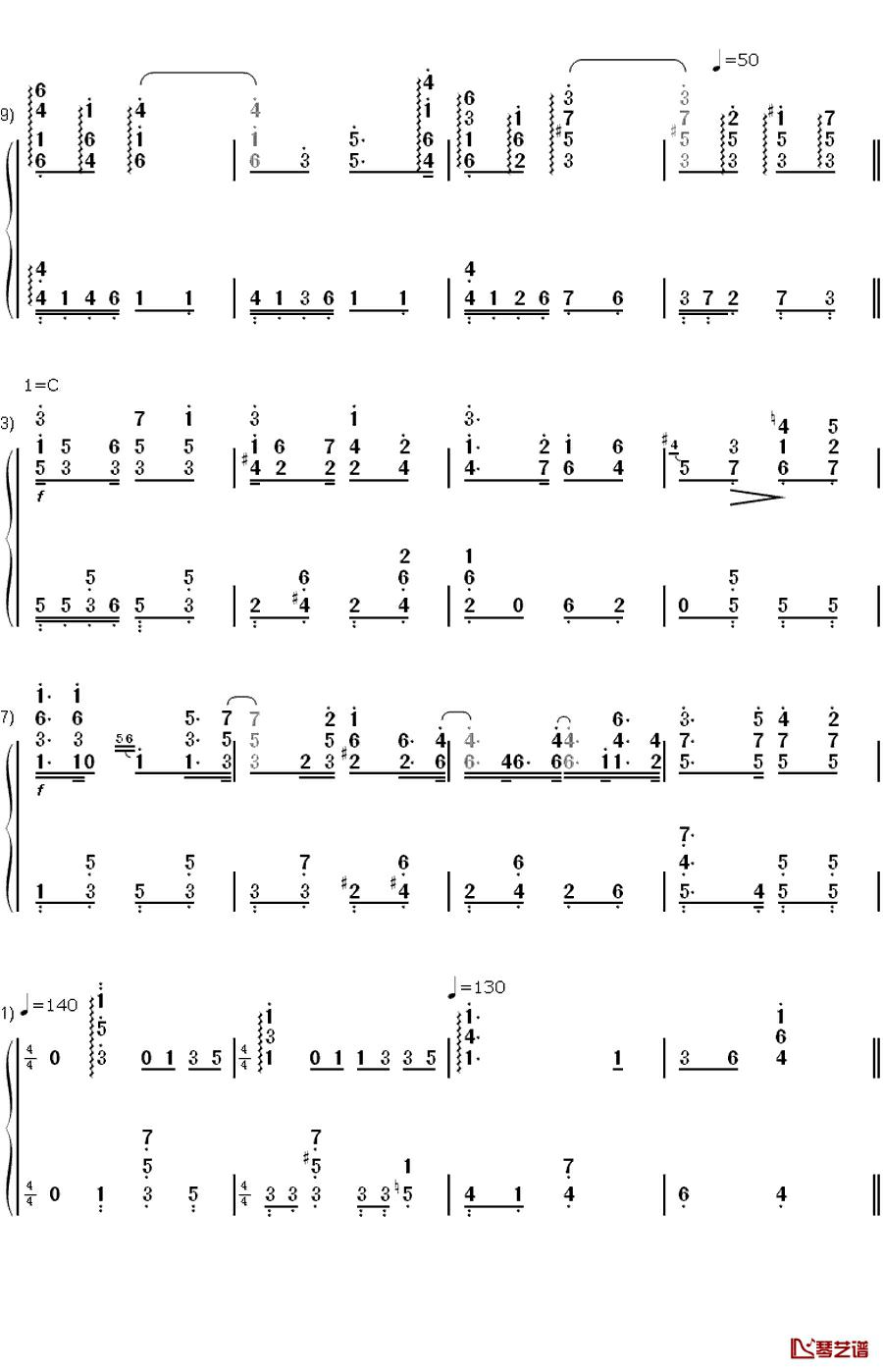 Smoke Gets in Your Eyes钢琴简谱-数字双手-Jerome Kern4