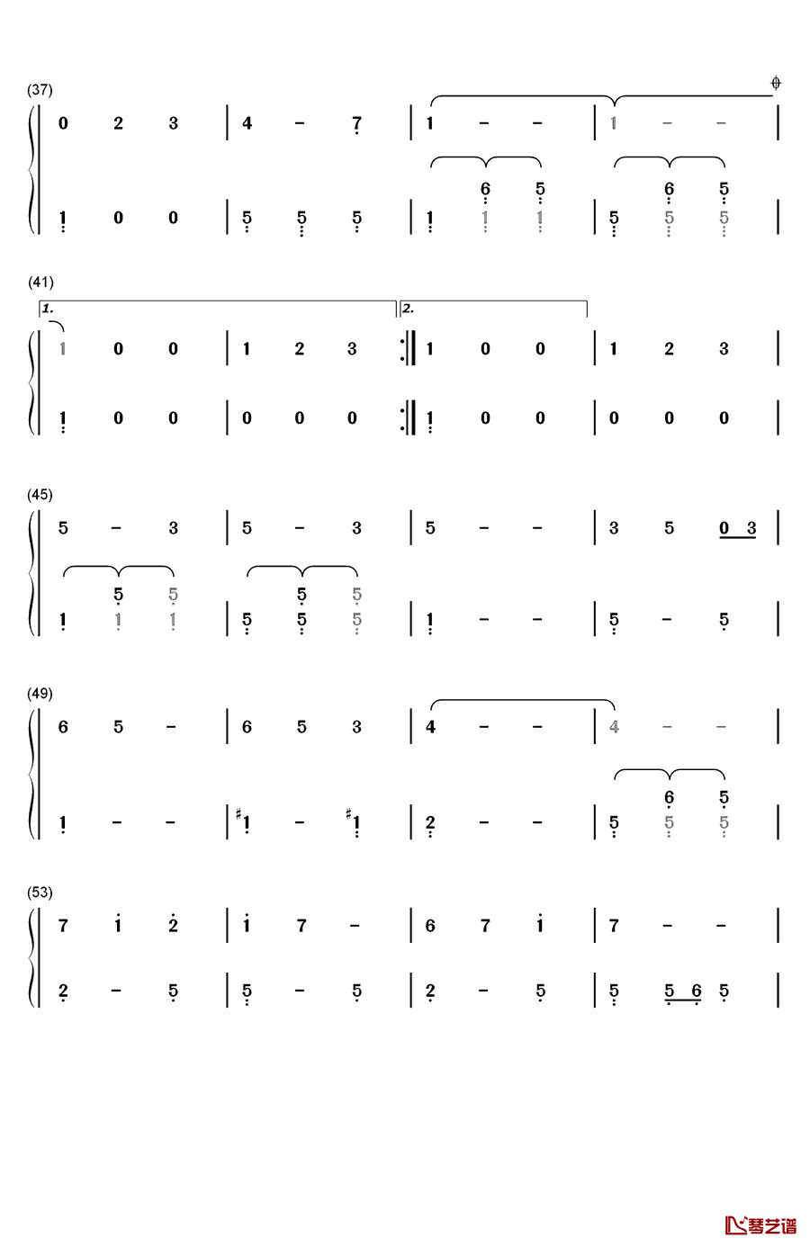 Que Sera Sera (Whatever Will Be Will Be)钢琴简谱-数字双手-Jay Livingston & Ray Evans3