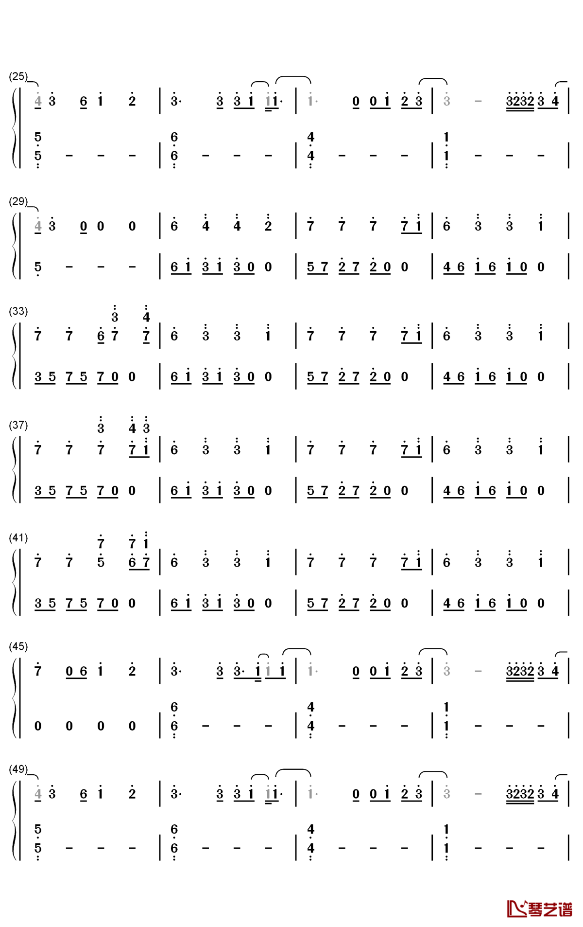 In The End钢琴简谱-数字双手-Tommee Profitt Fleurie Jung Youth2