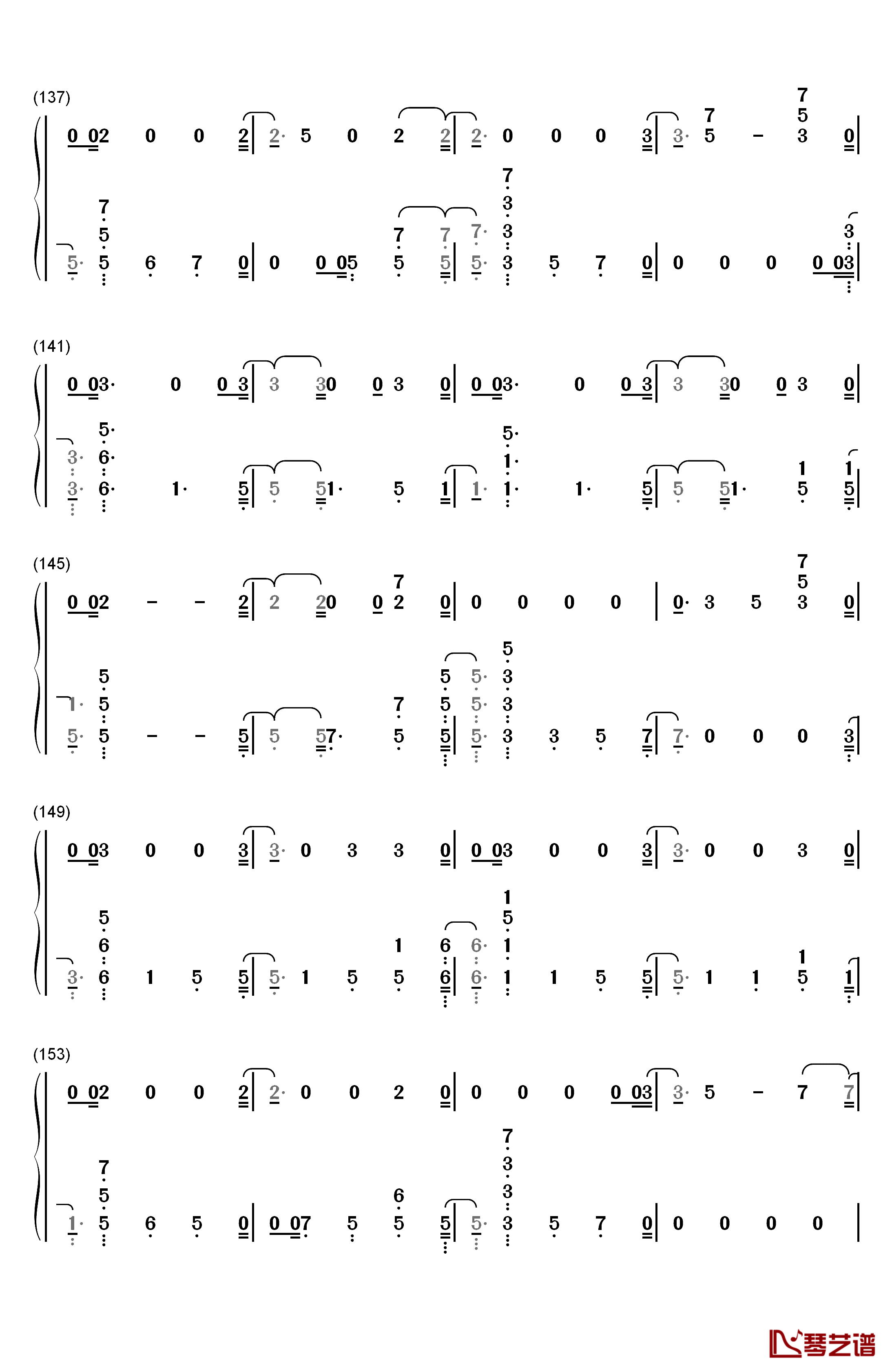 The Champion钢琴简谱-数字双手-Carrie Underwood Ludacris8