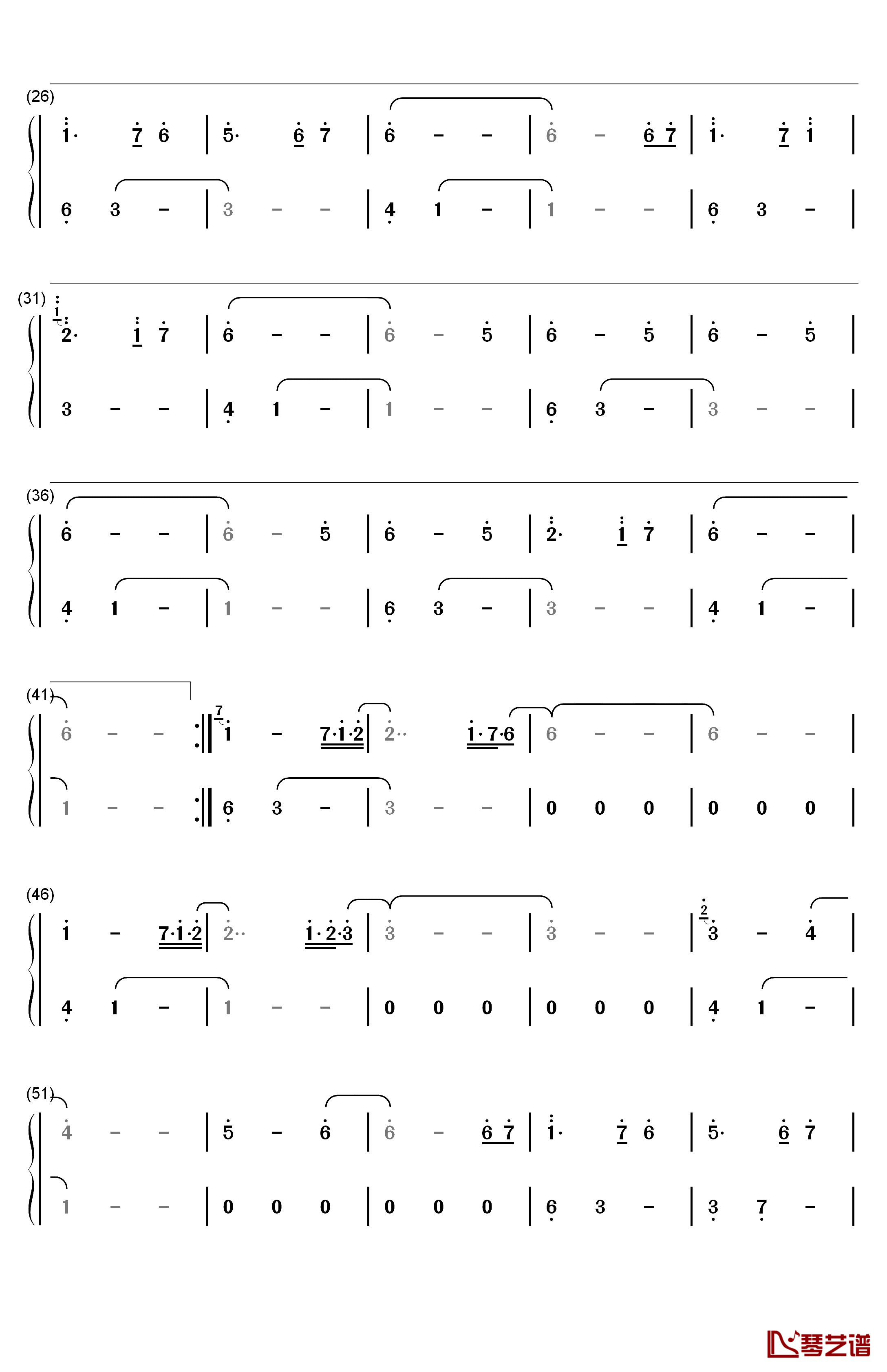 Heartbeats钢琴简谱-数字双手-Broove2