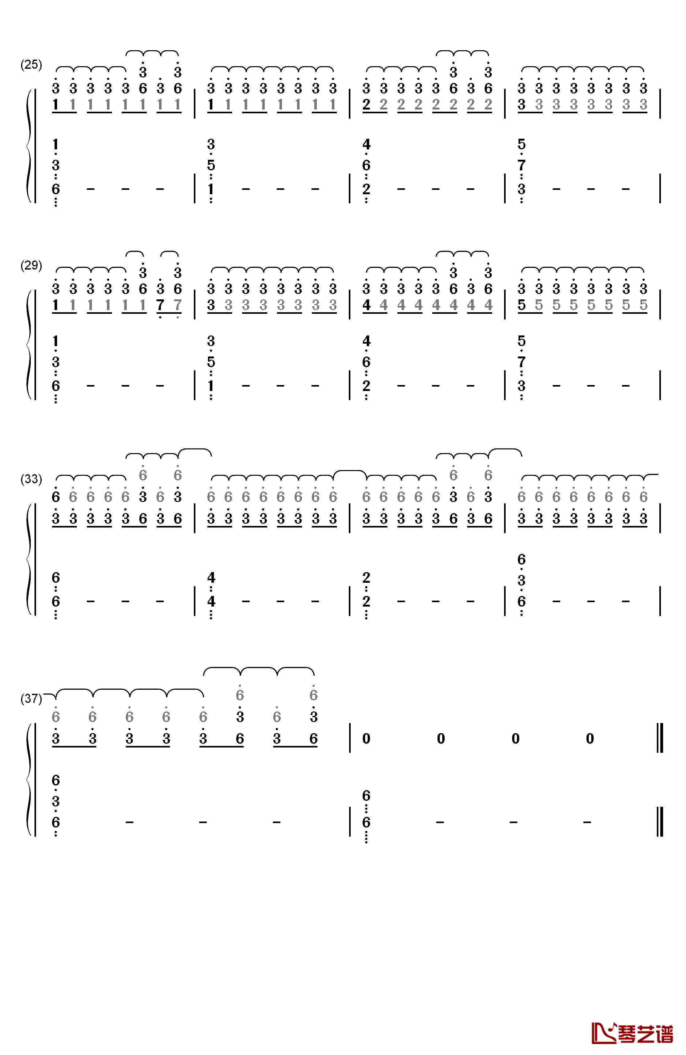 Leaving Earth钢琴简谱-数字双手-Sam Hulick3