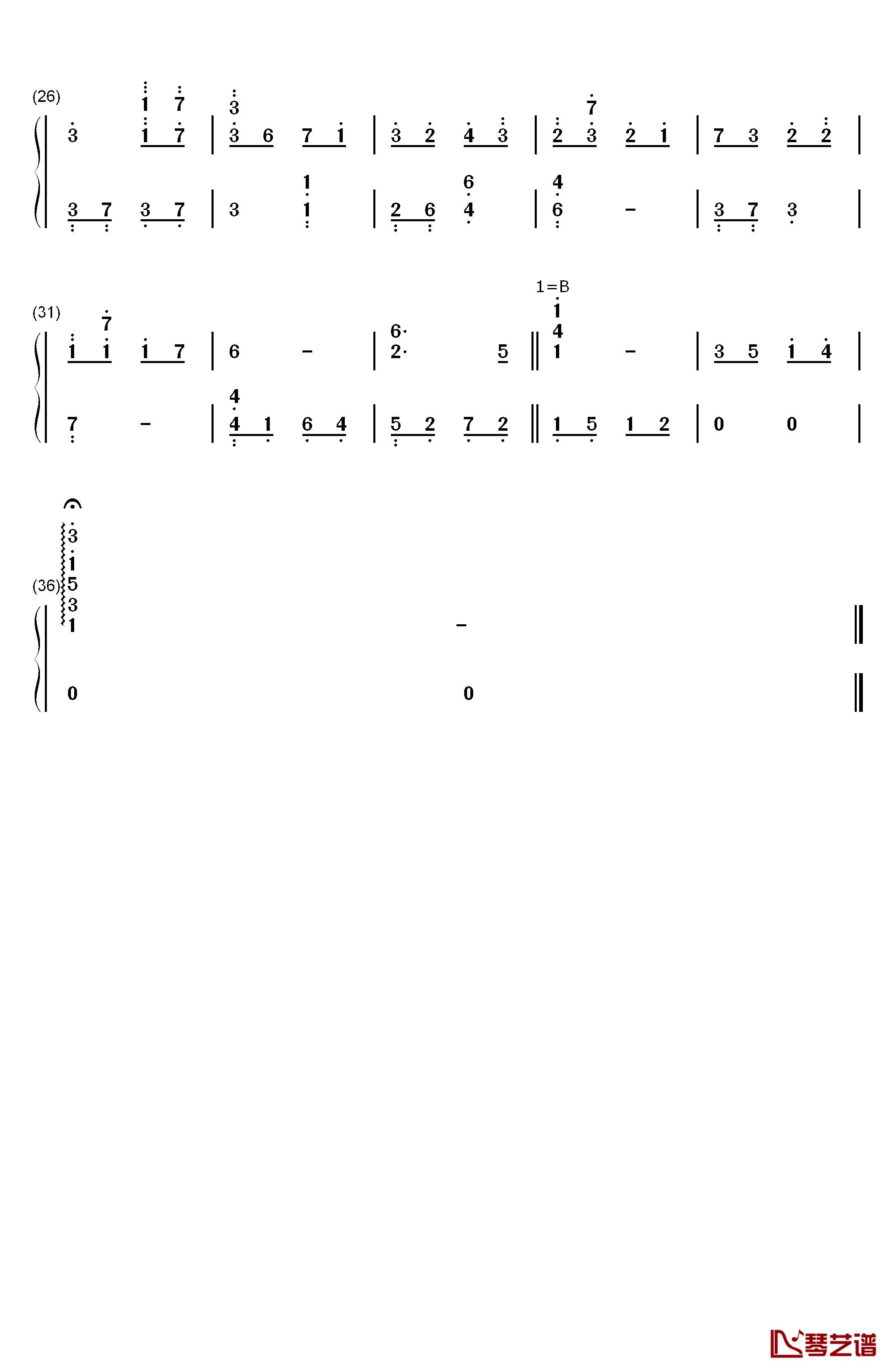 数码宝贝第四部的背景音乐钢琴简谱-数字双手-和田光司2