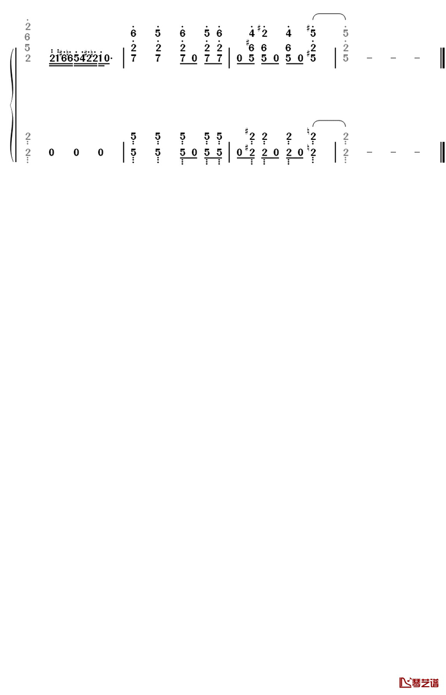 12の34で泣いて with 涙四姉妹钢琴简谱-数字双手-恵比寿マスカッツ8