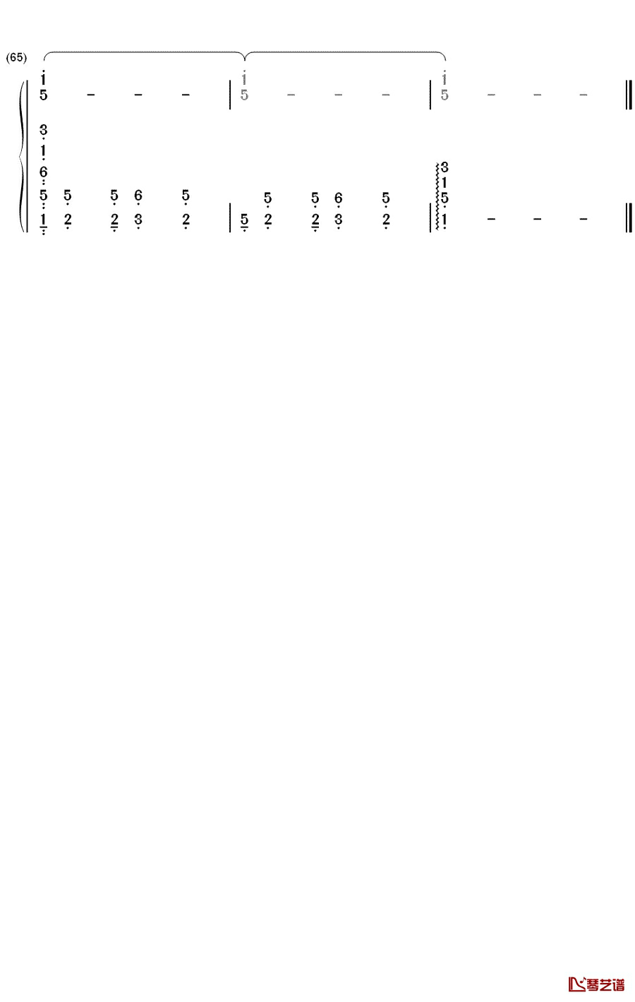 似是故人来钢琴简谱-数字双手-梅艳芳6