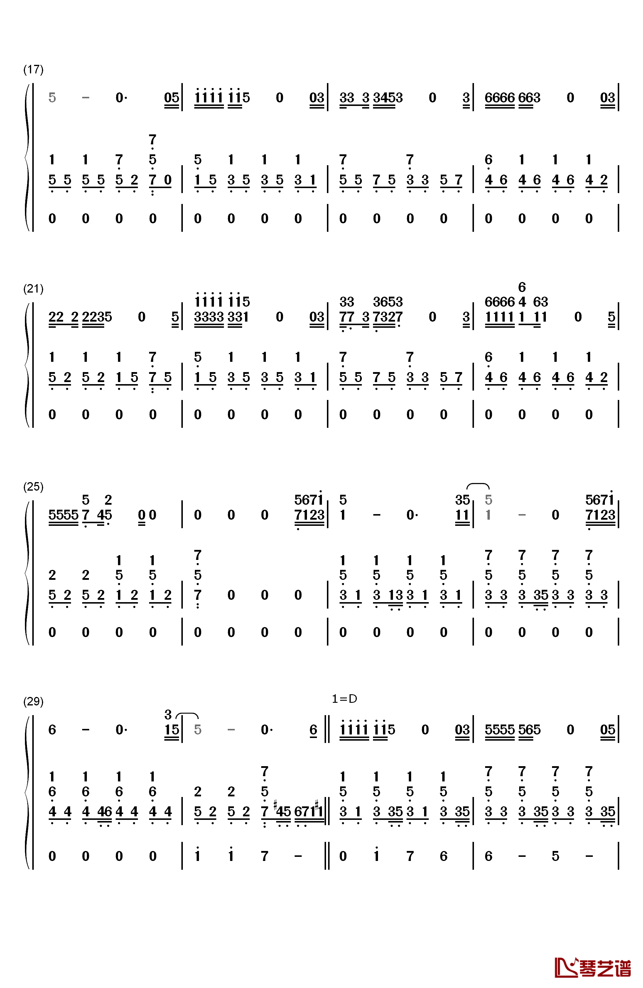 And The Winner Is钢琴简谱-数字双手-Gérard Darmon2