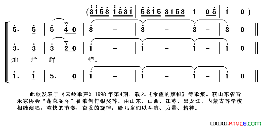 新世纪的太阳刘志毅词张国良曲、合唱新世纪的太阳刘志毅词 张国良曲、合唱简谱1