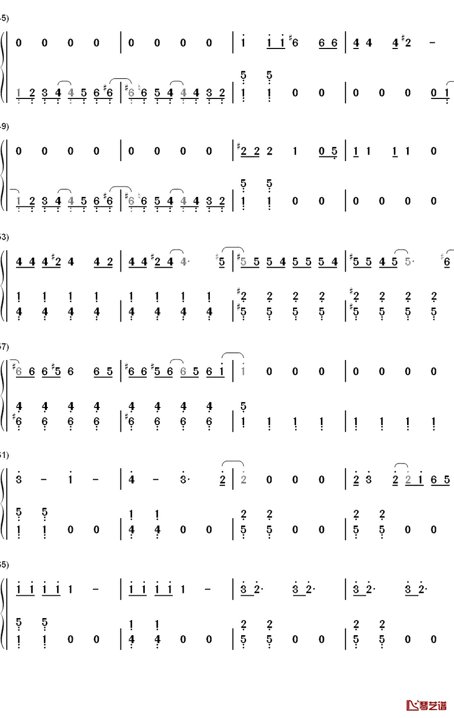 Midnight Memories钢琴简谱-数字双手-One Direction3