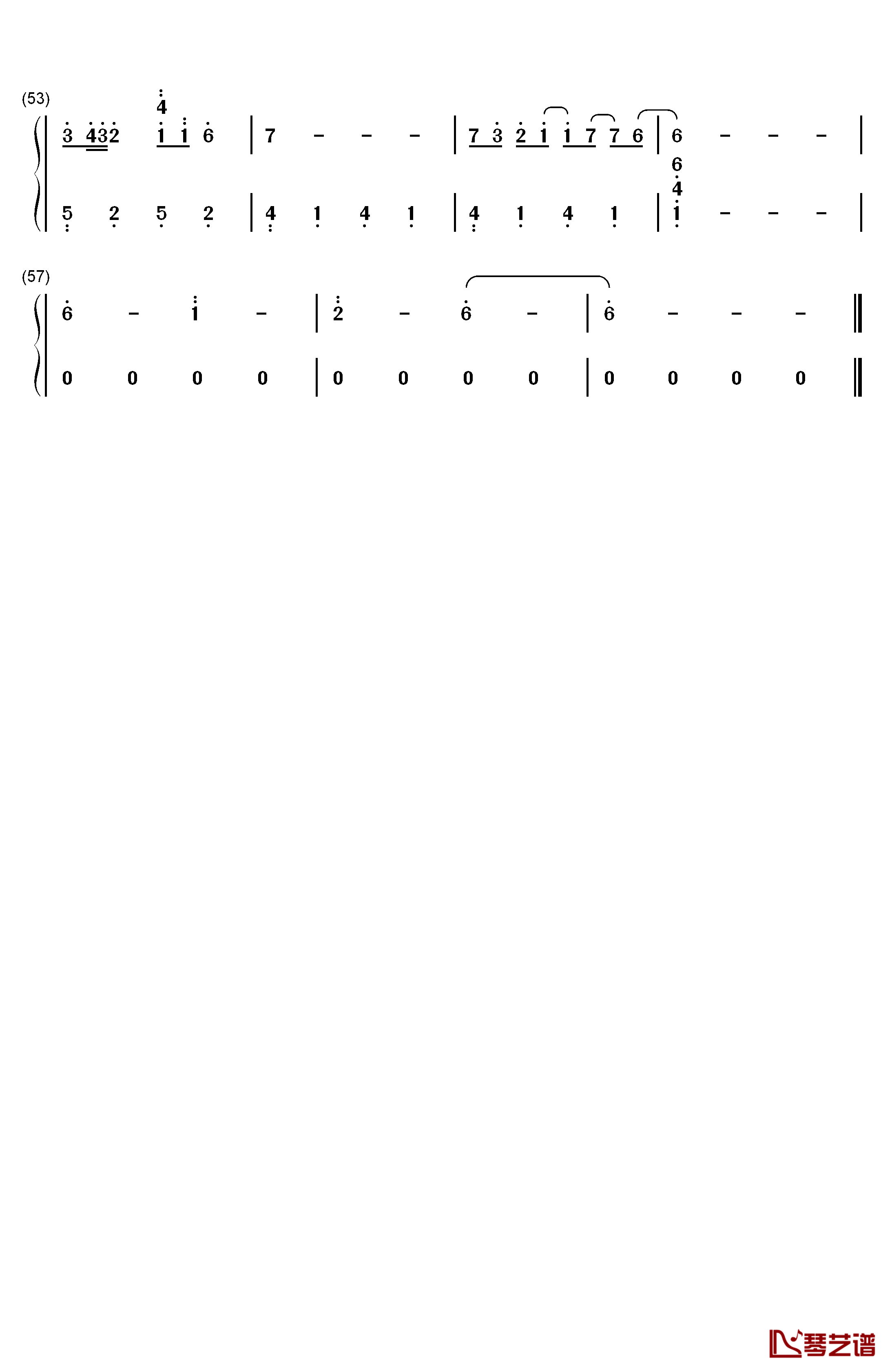 Goodbye钢琴简谱-数字双手-Jan A. P. Kaczmarek3