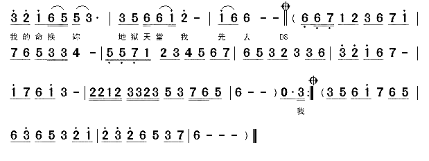 一生只有你闽南语简谱-蔡小虎演唱-张燕清/张燕清词曲1