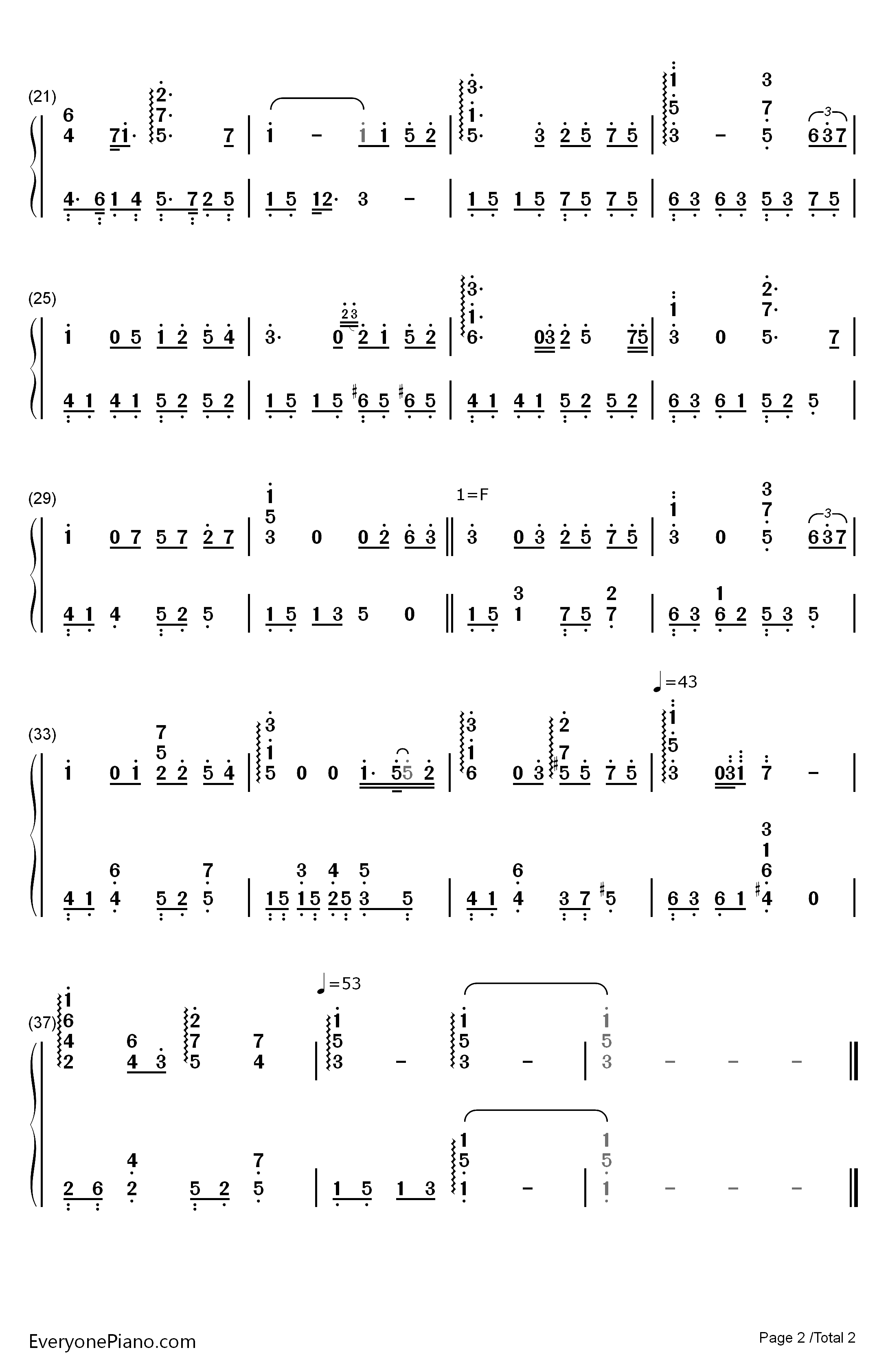 从群里传来的琴声钢琴简谱-数字双手-初学者_2