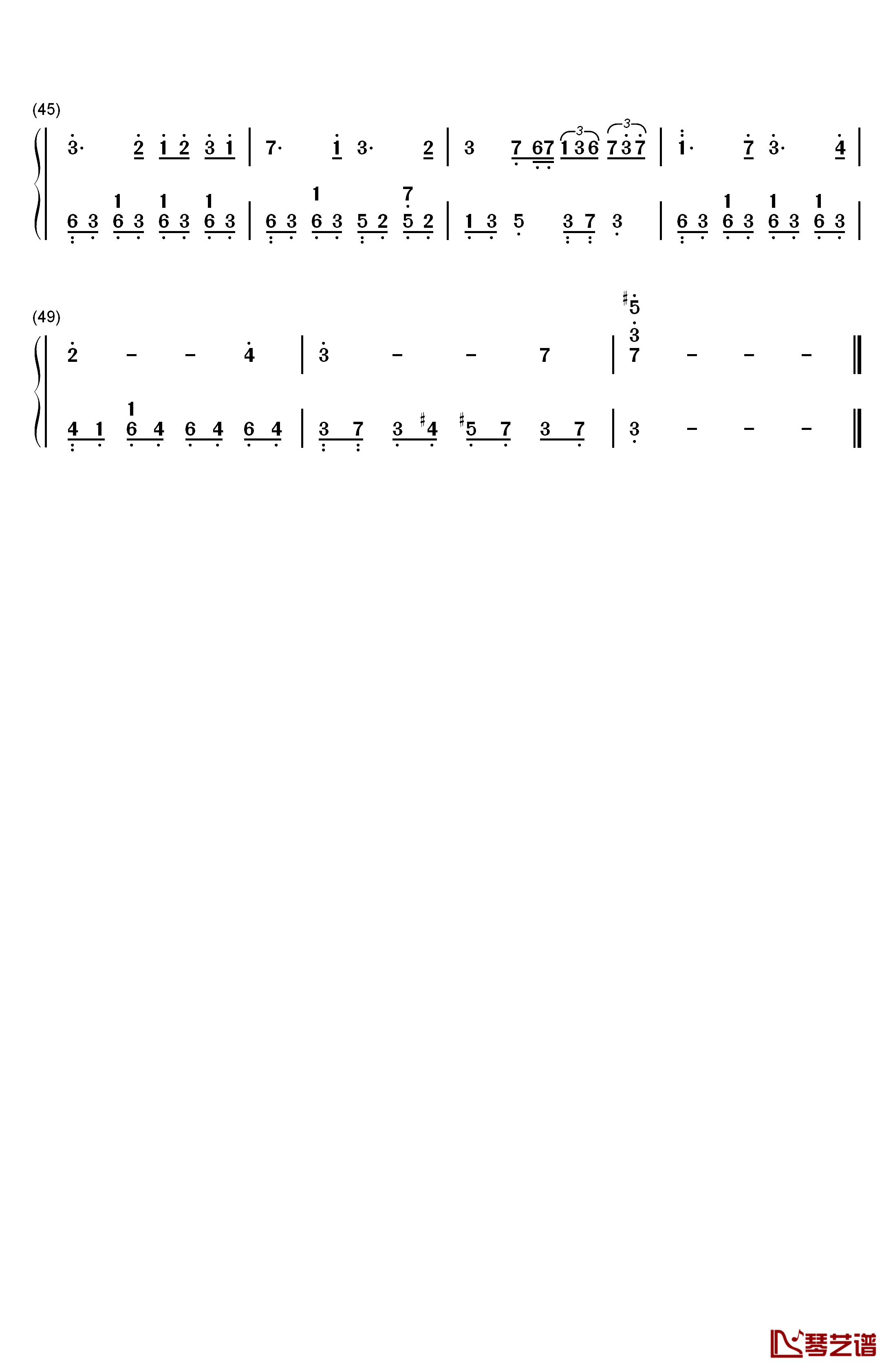 Price Tag钢琴简谱-数字双手-吴莫愁3