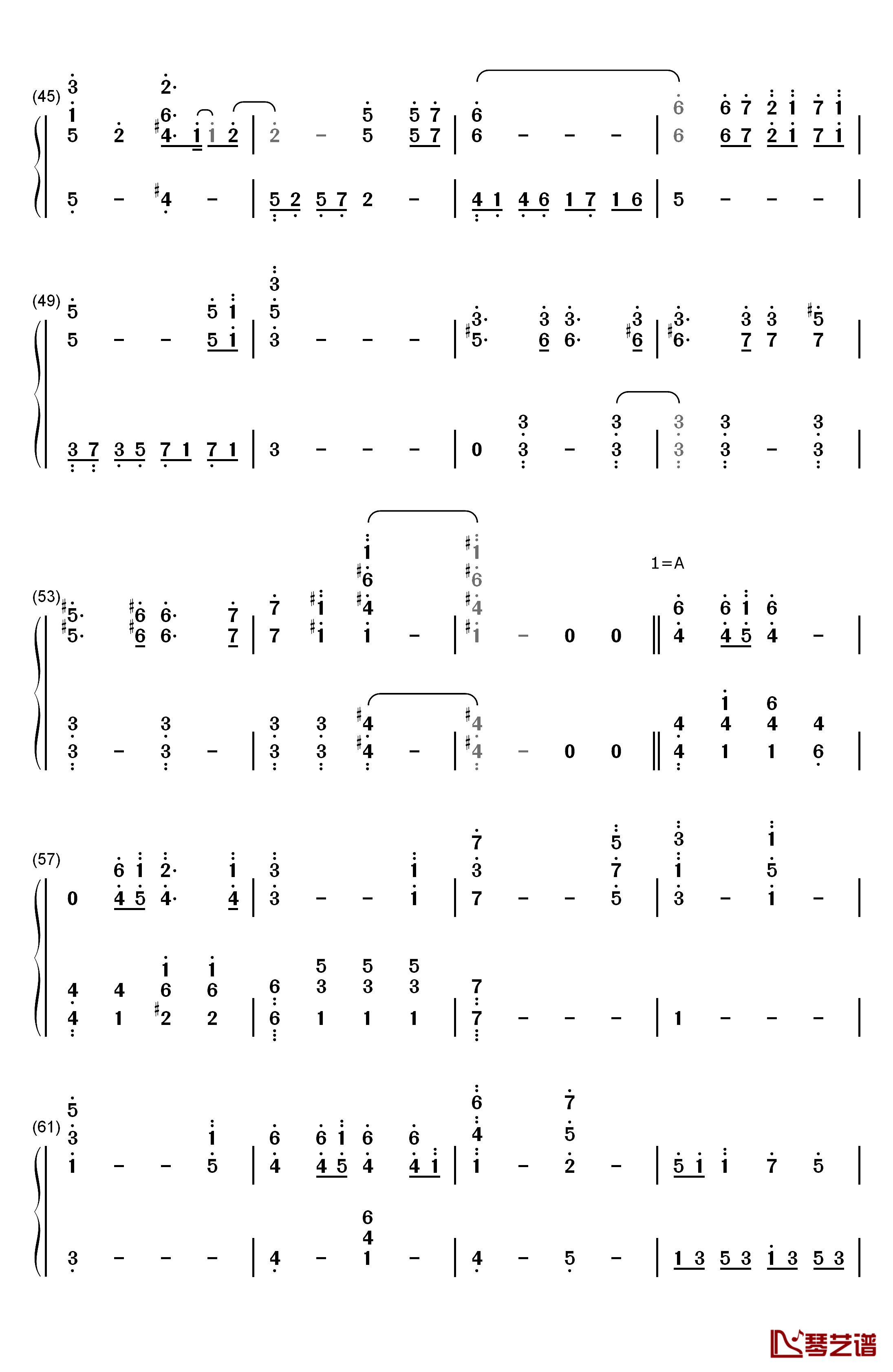 Days in the Sun钢琴简谱-数字双手-Alan Menken3