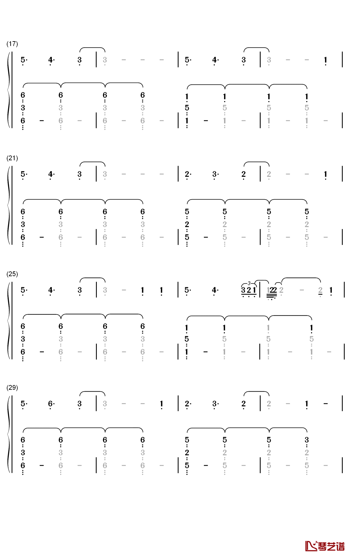 Love Is Gone钢琴简谱-数字双手-Slander Dylan Matthew2