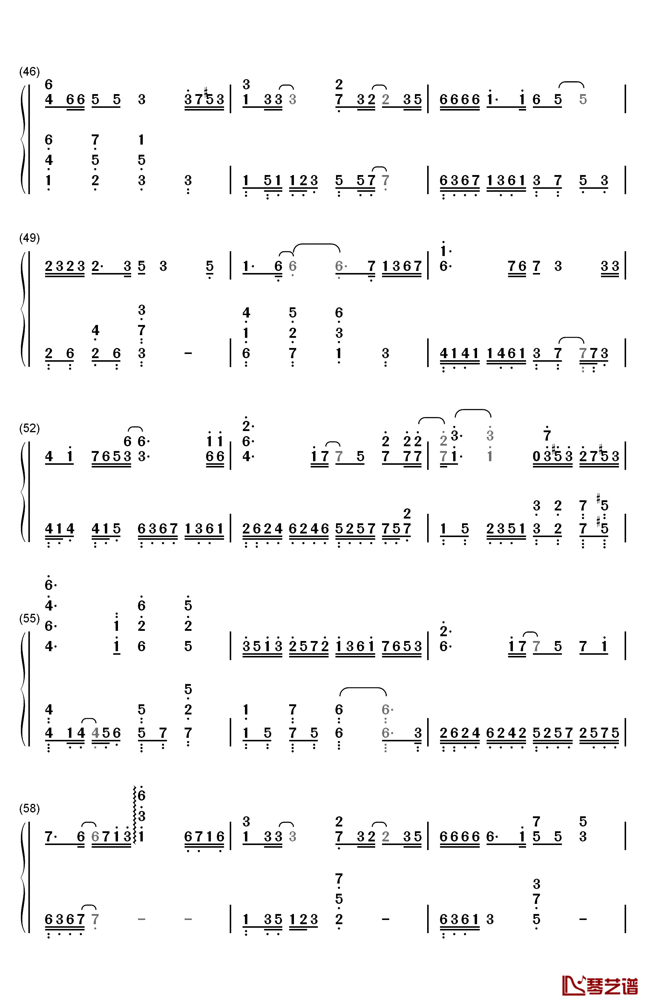 难道爱一个人有错吗钢琴简谱-数字双手-郑源4