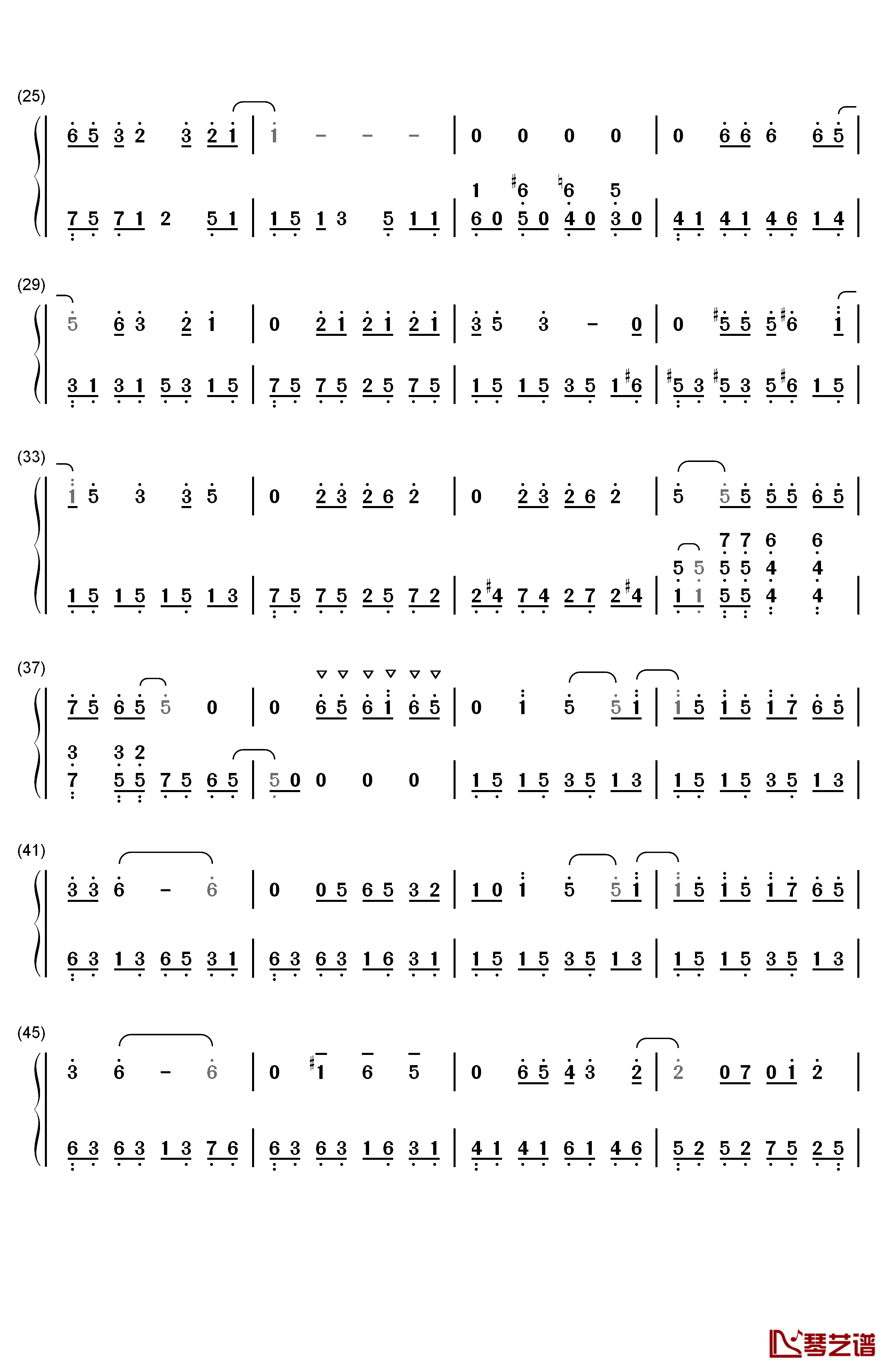 シークレットグラフィティー钢琴简谱-数字双手-乃木坂462