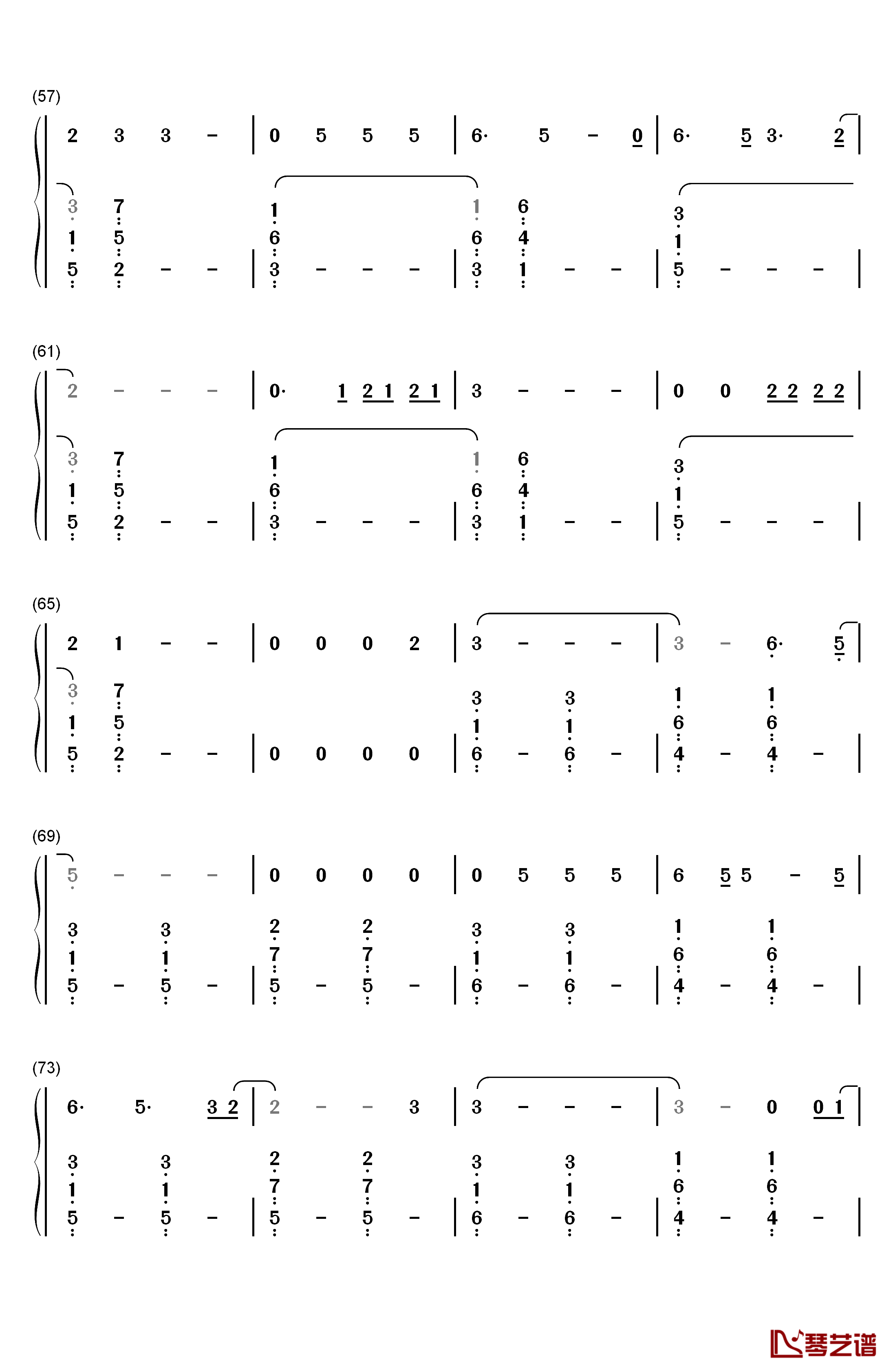 Please Don't Go钢琴简谱-数字双手-Joel Adams4