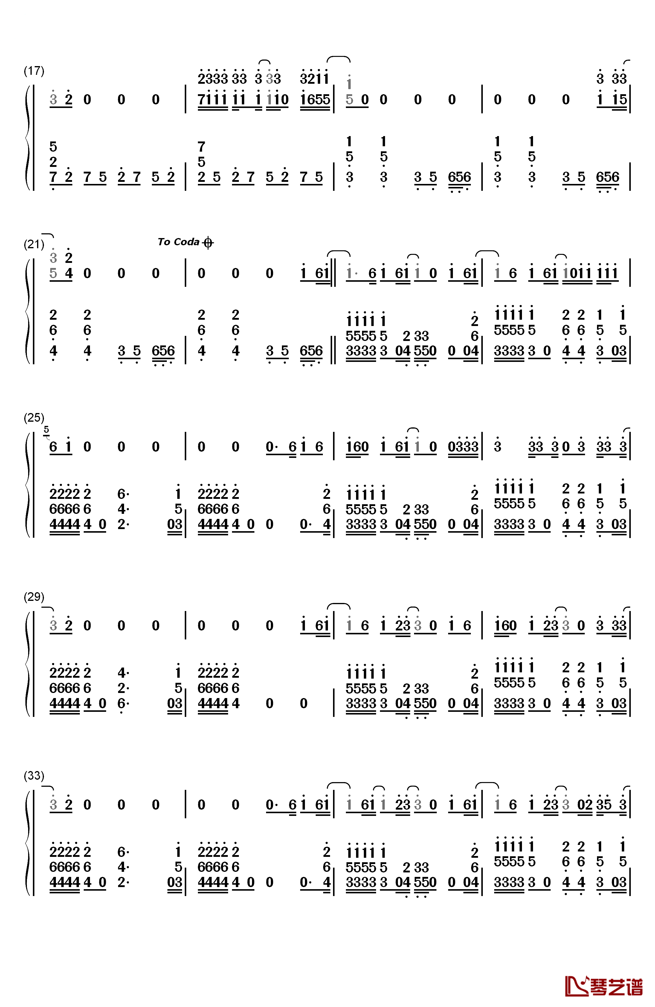 Valerie钢琴简谱-数字双手-Amy Winehouse2