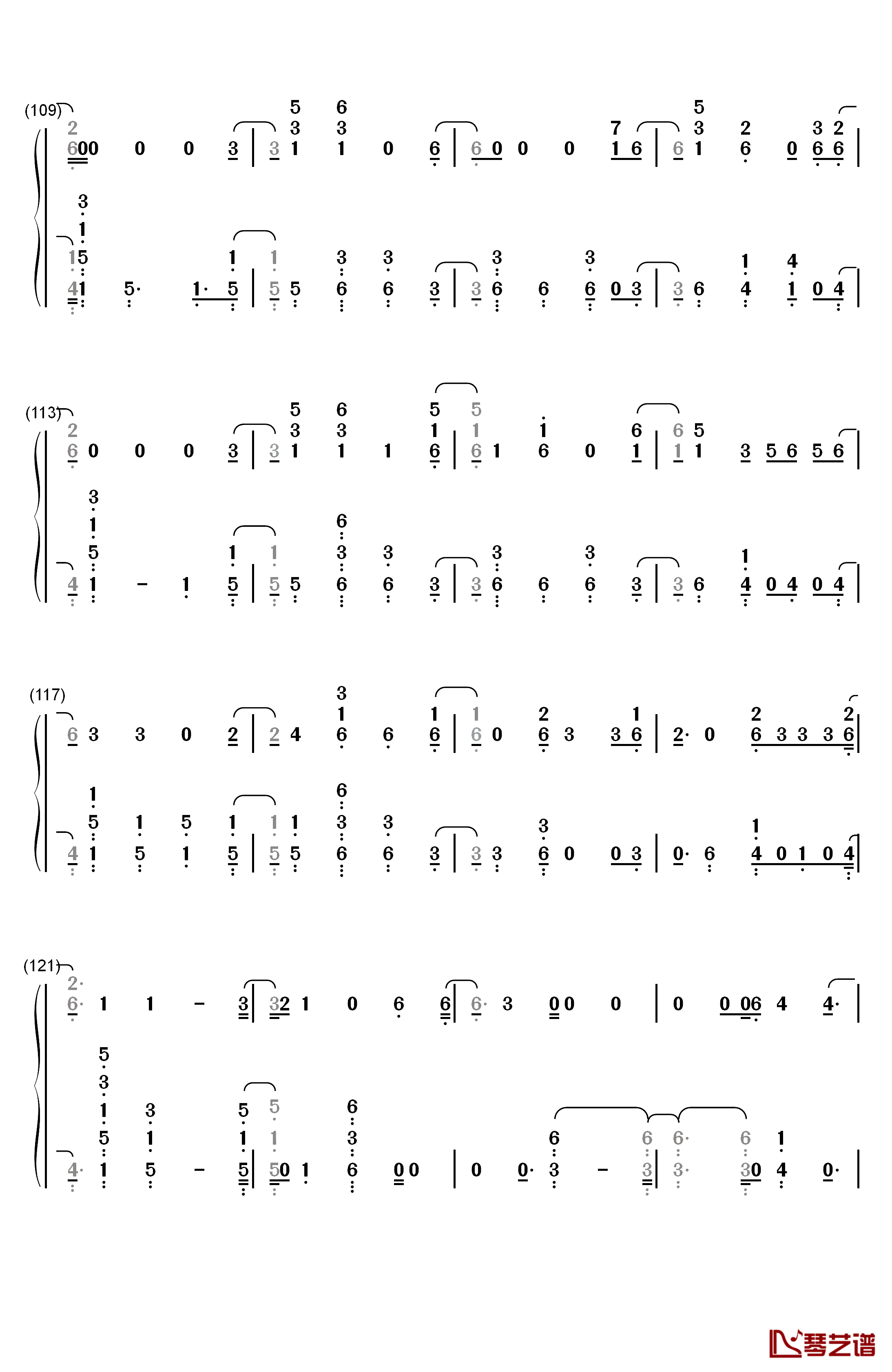 Start Again钢琴简谱-数字双手-OneRepublic Logic7