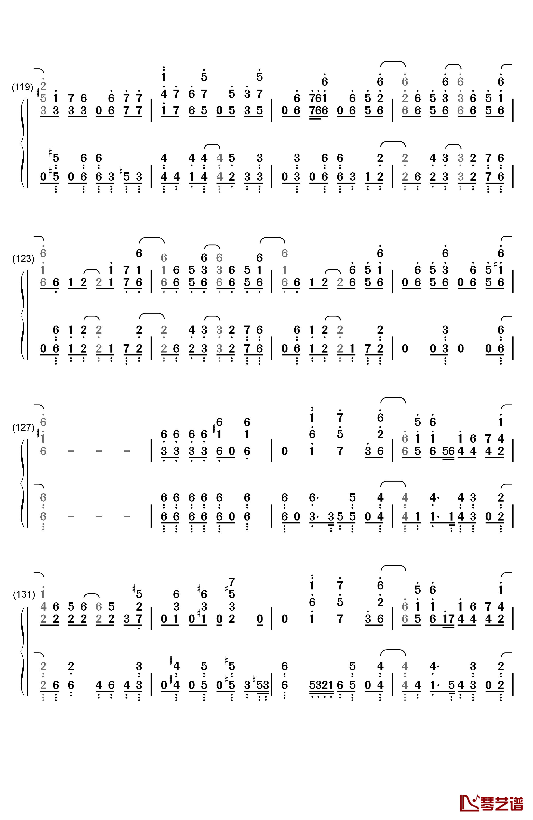 ラブドラマティックfeat伊原六花钢琴简谱-数字双手-铃木雅之8