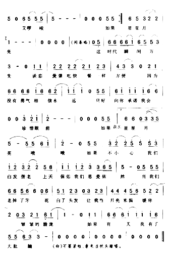 大肚腩*简谱1