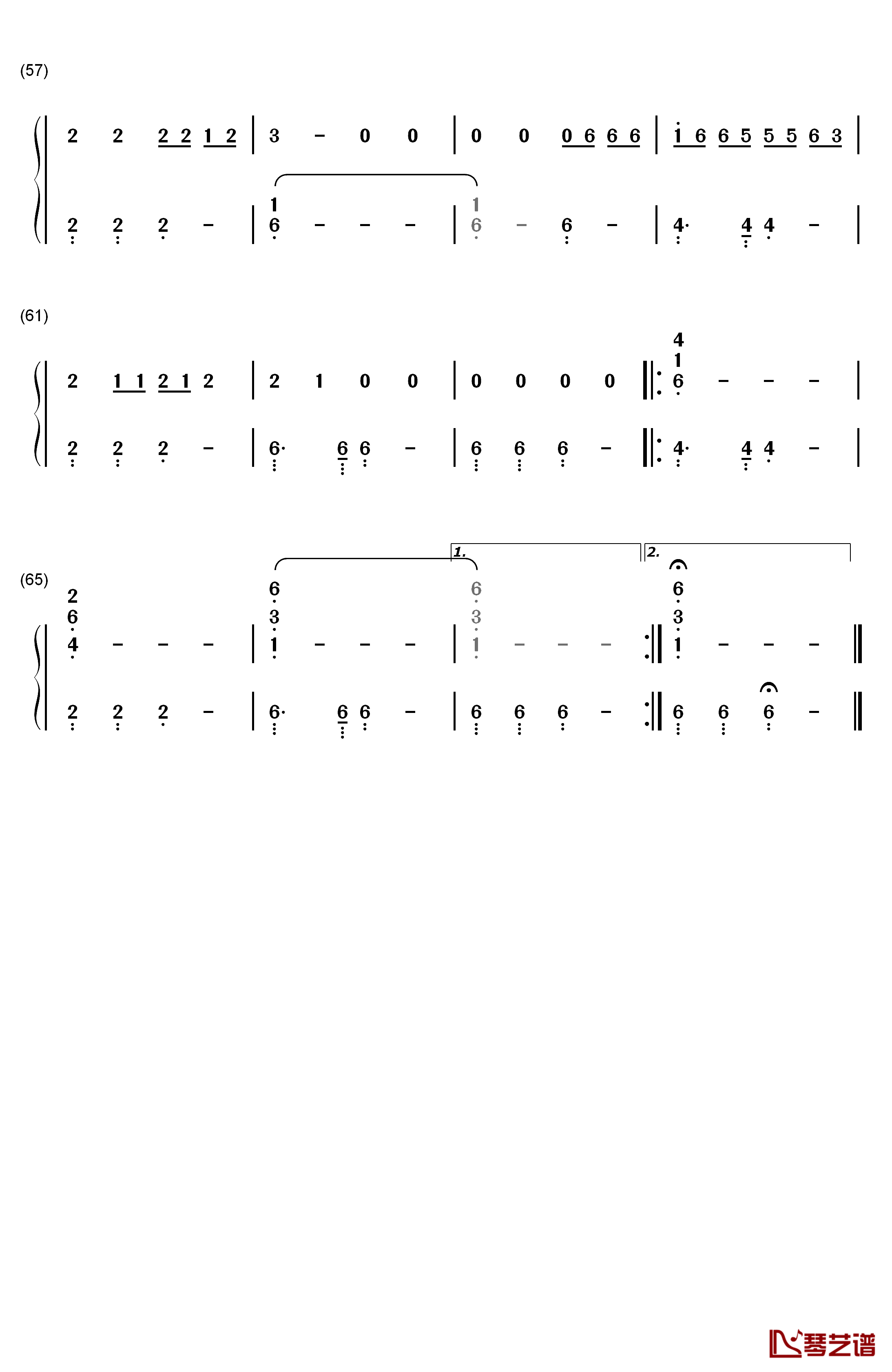 Art Deco钢琴简谱-数字双手-Lana Del Rey4