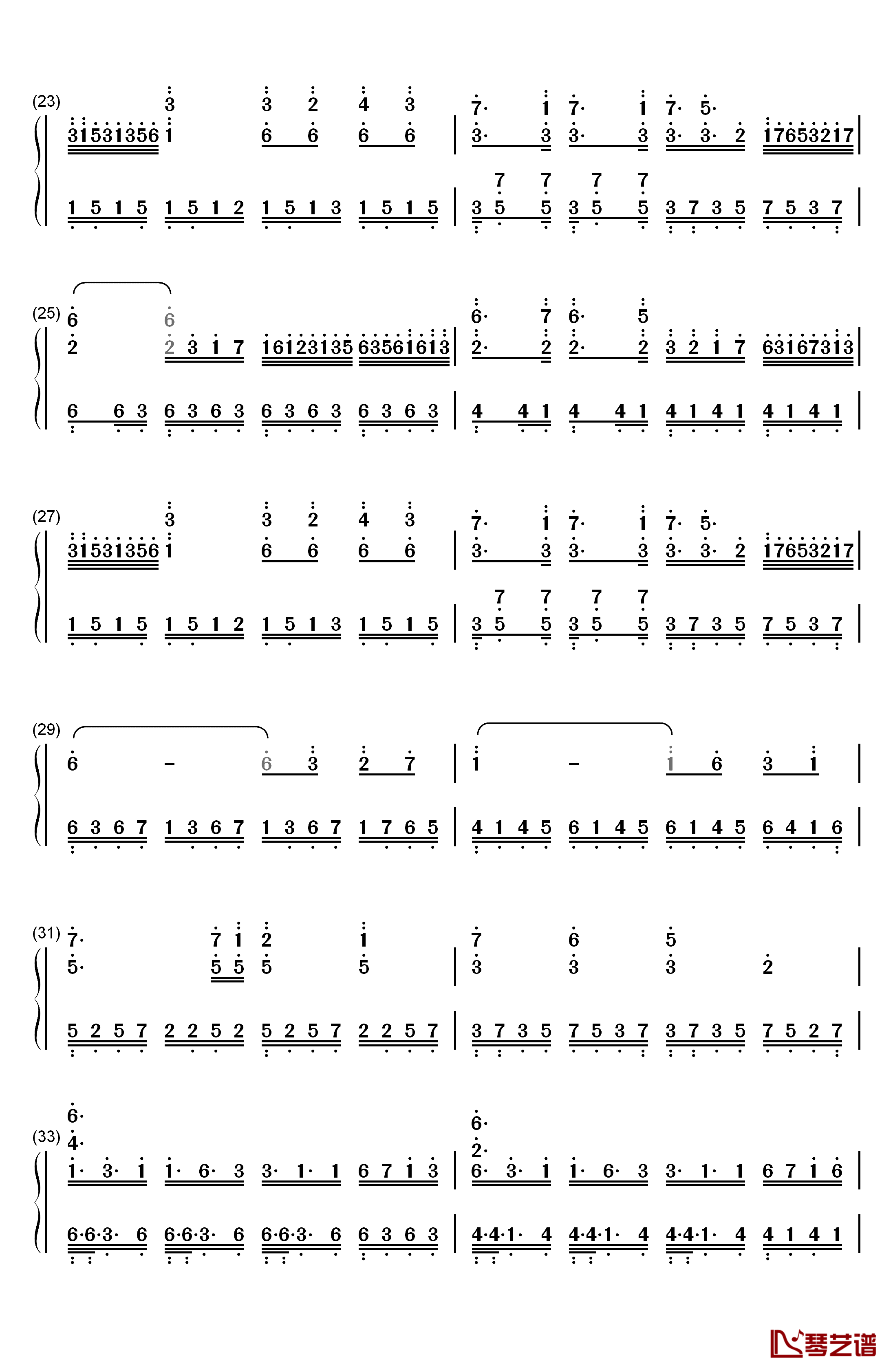 Take Flight钢琴简谱-数字双手-Lindsey Stirling3