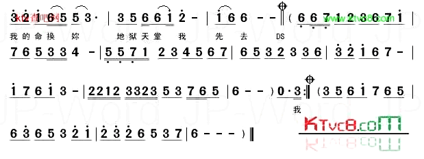 一生只有你1闽南语简谱-蔡小虎演唱1