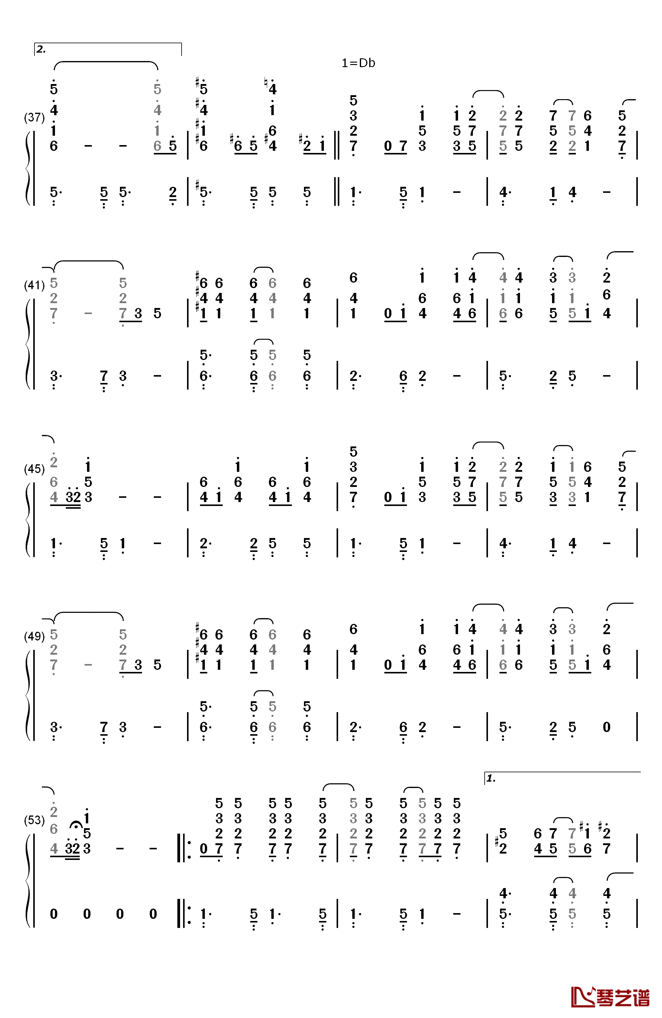 You Are The Sunshine Of My Life钢琴简谱-数字双手-Stevie Wonder3