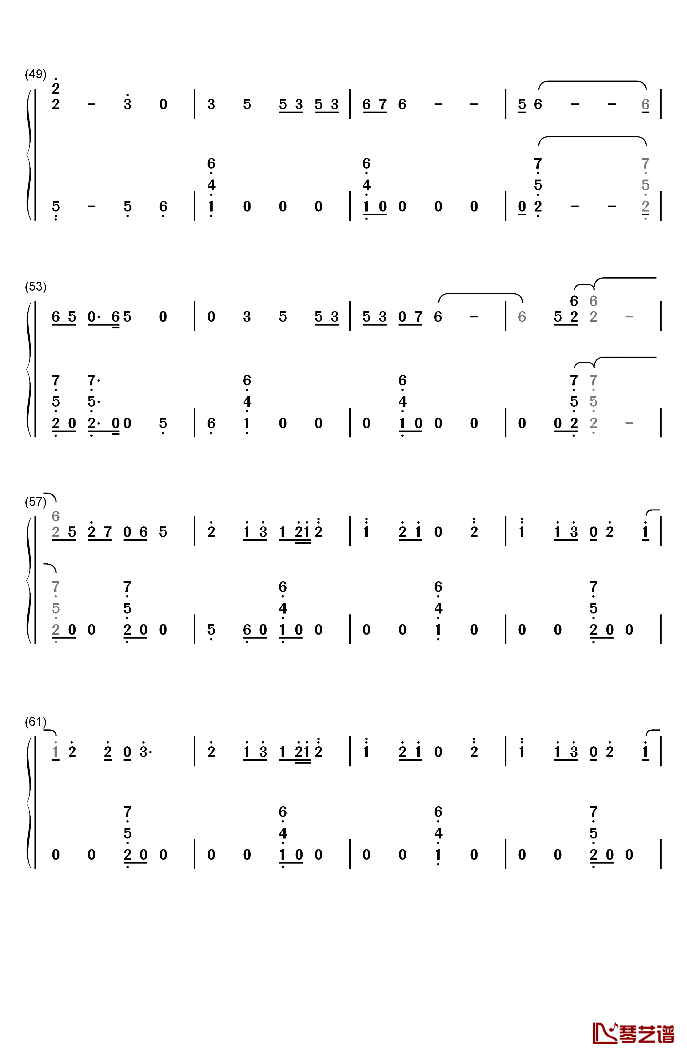 Secrets钢琴简谱-数字双手-The Weeknd4