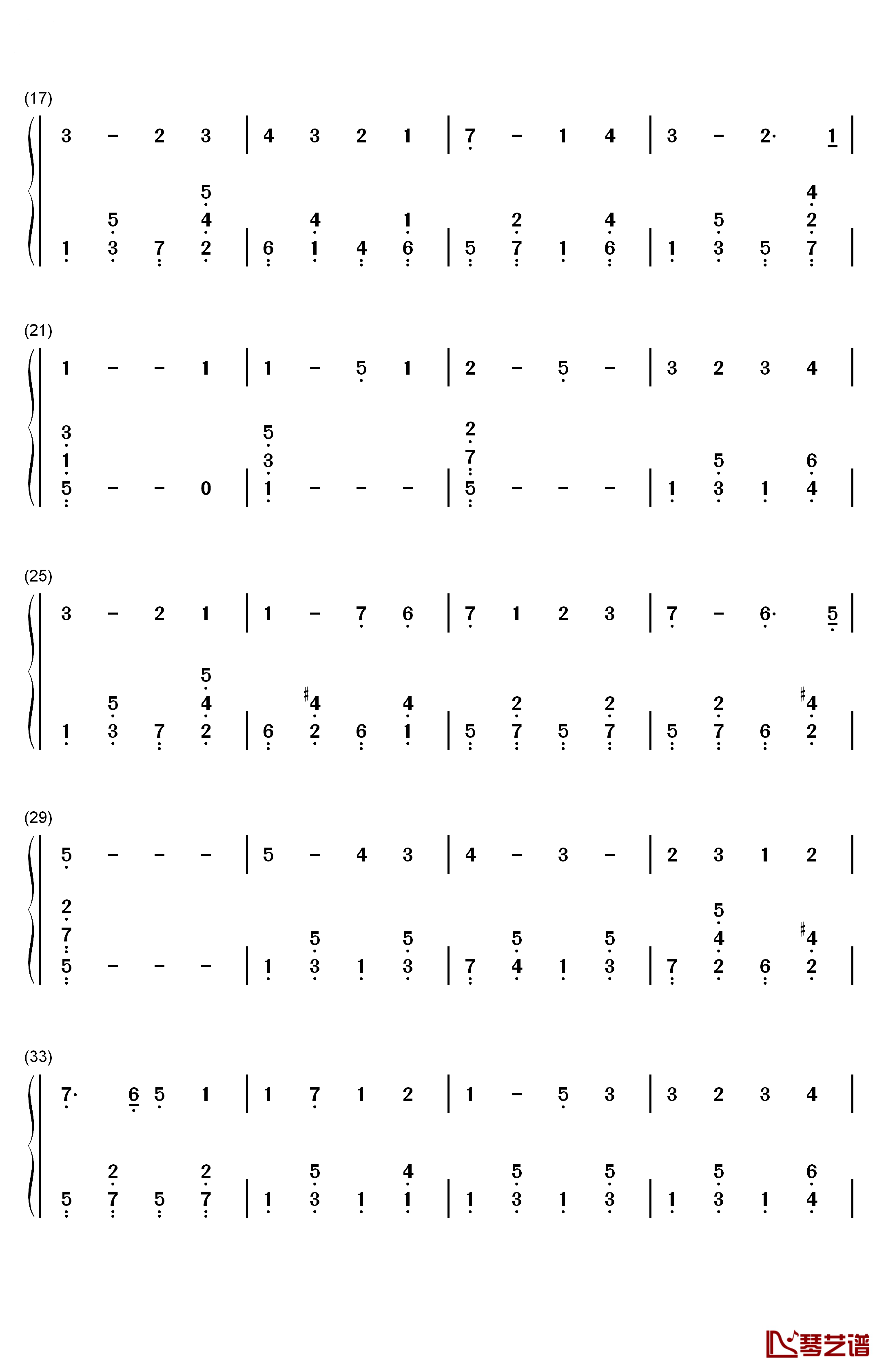 来吧所有的信徒们钢琴简谱-数字双手-玛丽亚·凯莉  Mariah Carey2