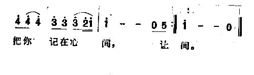 让我在看你一眼简谱1