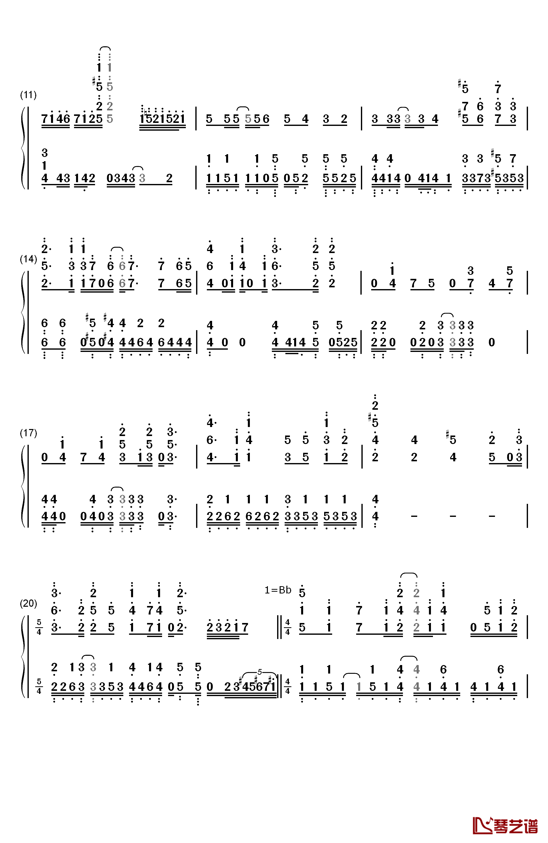 Last Promise钢琴简谱-数字双手-山崎惠理2