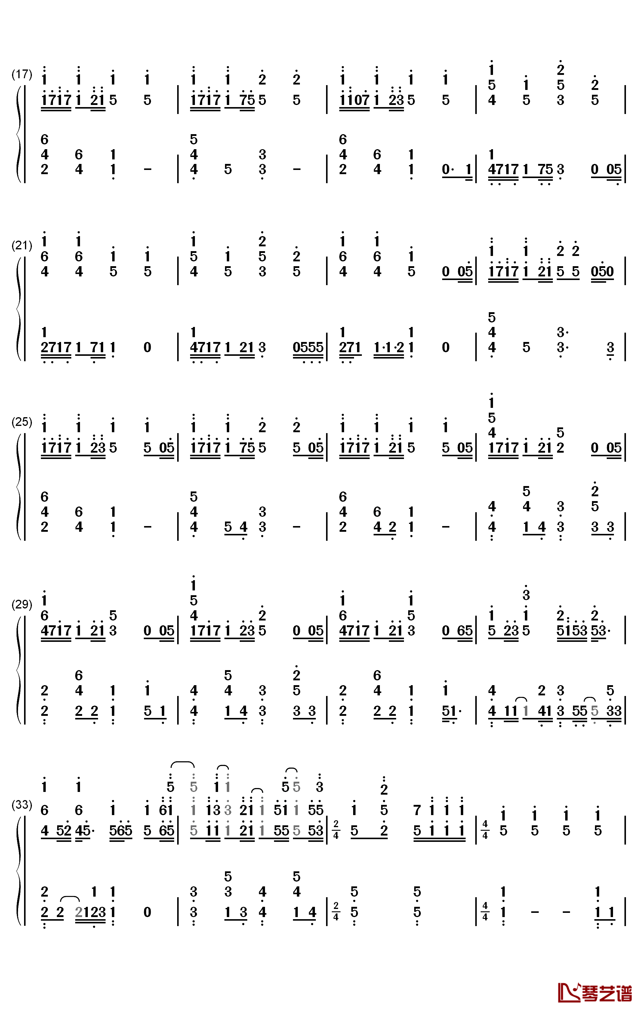 愛にできることはまだあるかい钢琴简谱-数字双手-Radwimps2