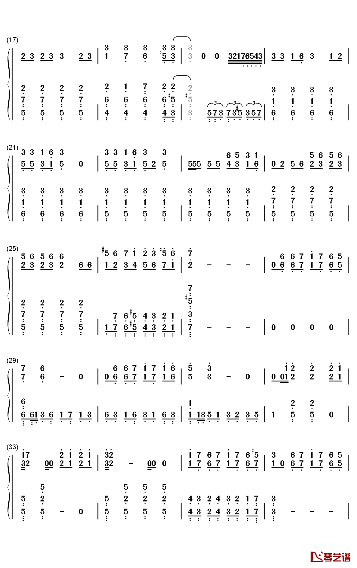 Spit It Out钢琴简谱-数字双手-颂乐 Solar2